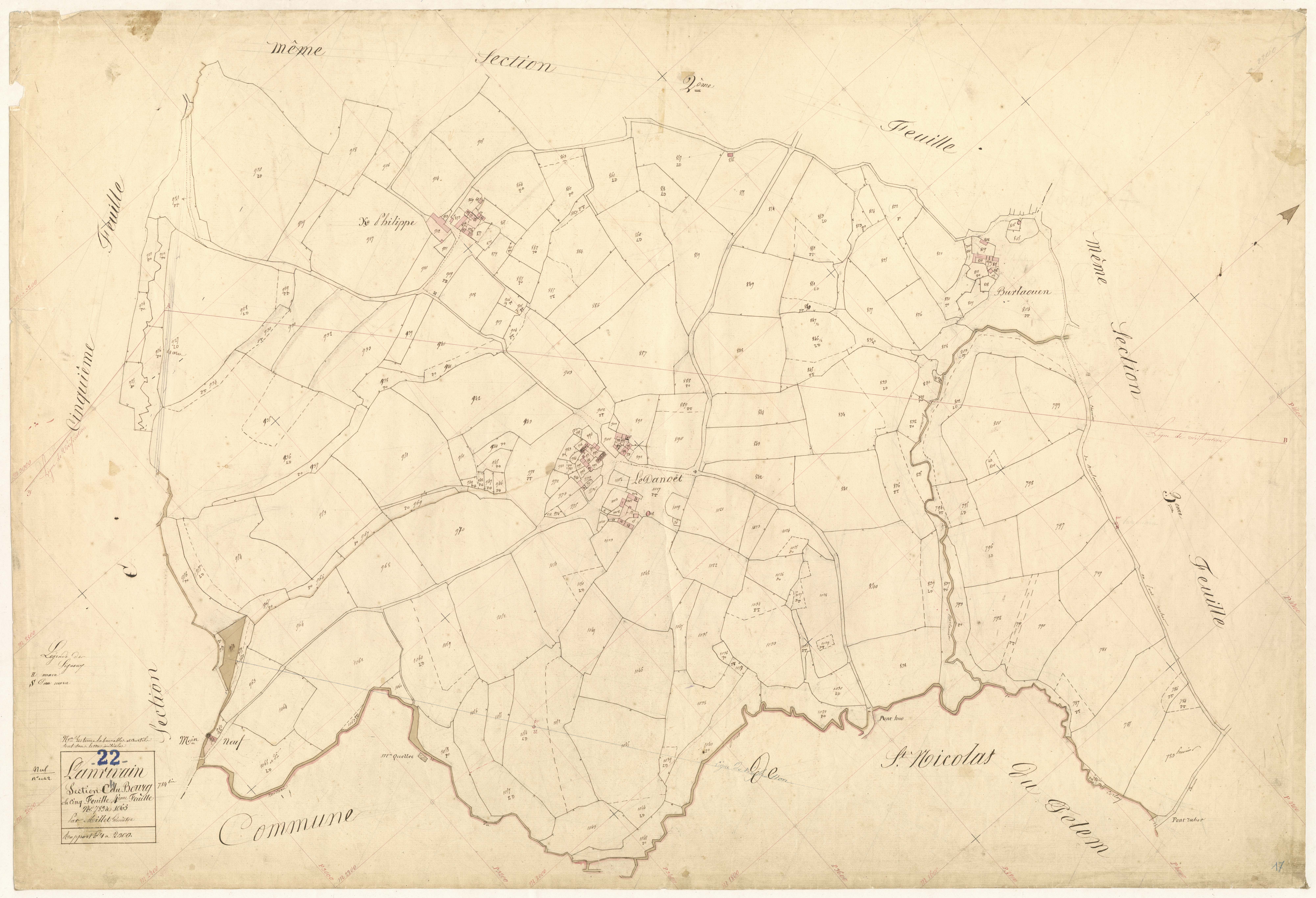Lanrivain - Section C, 4e feuille