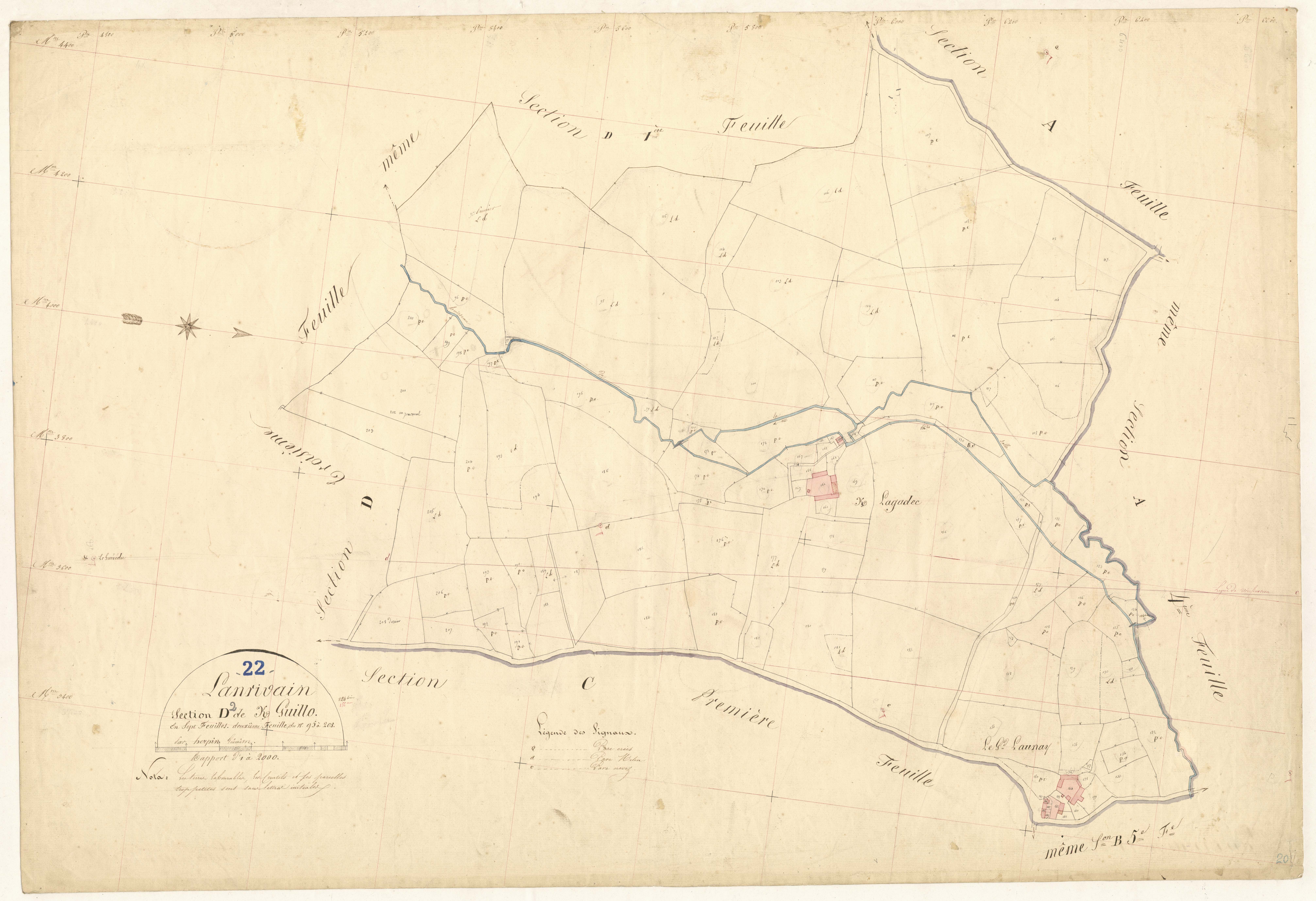 Lanrivain - Section D, 2e feuille