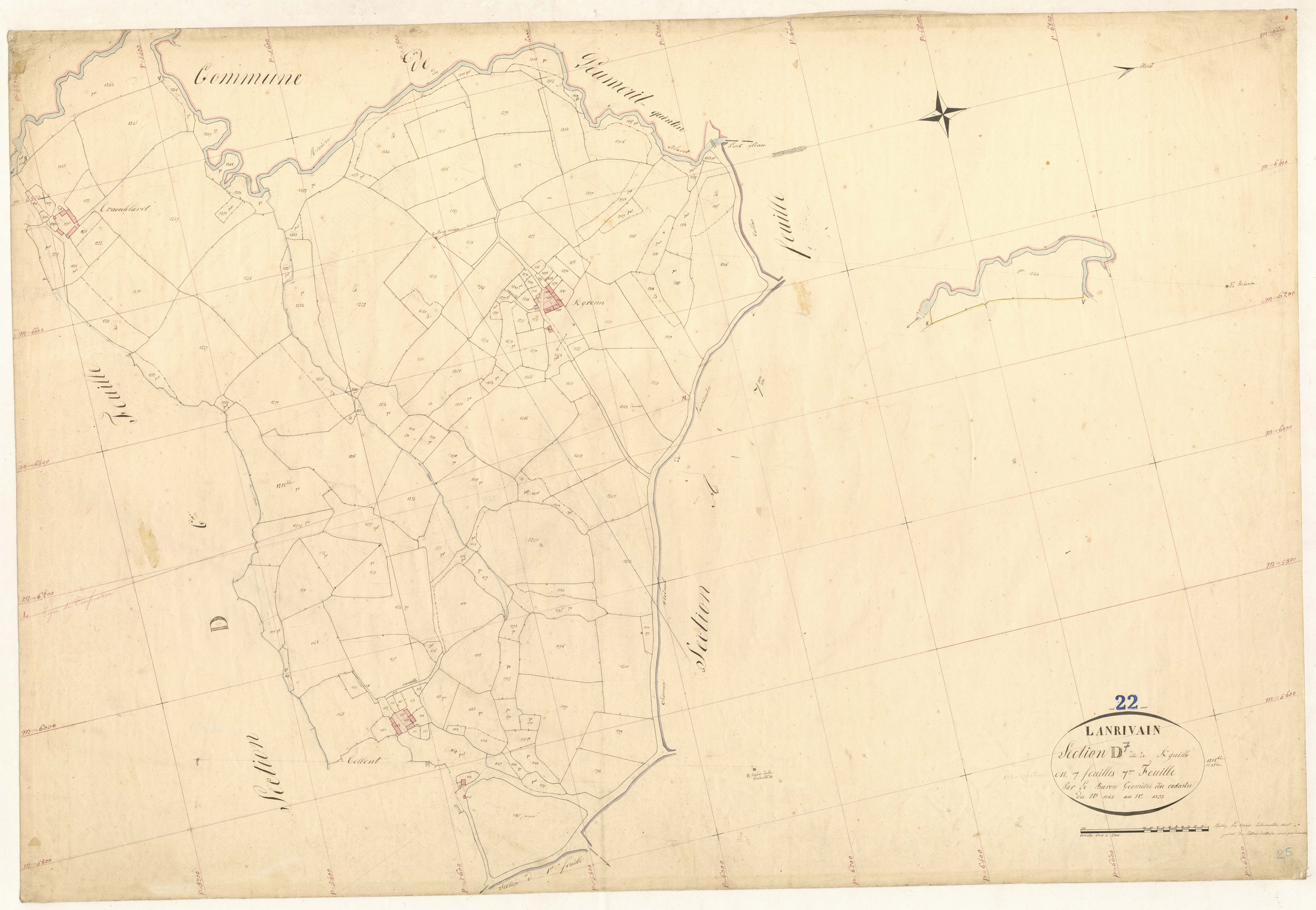 Lanrivain - Section D, 7e feuille