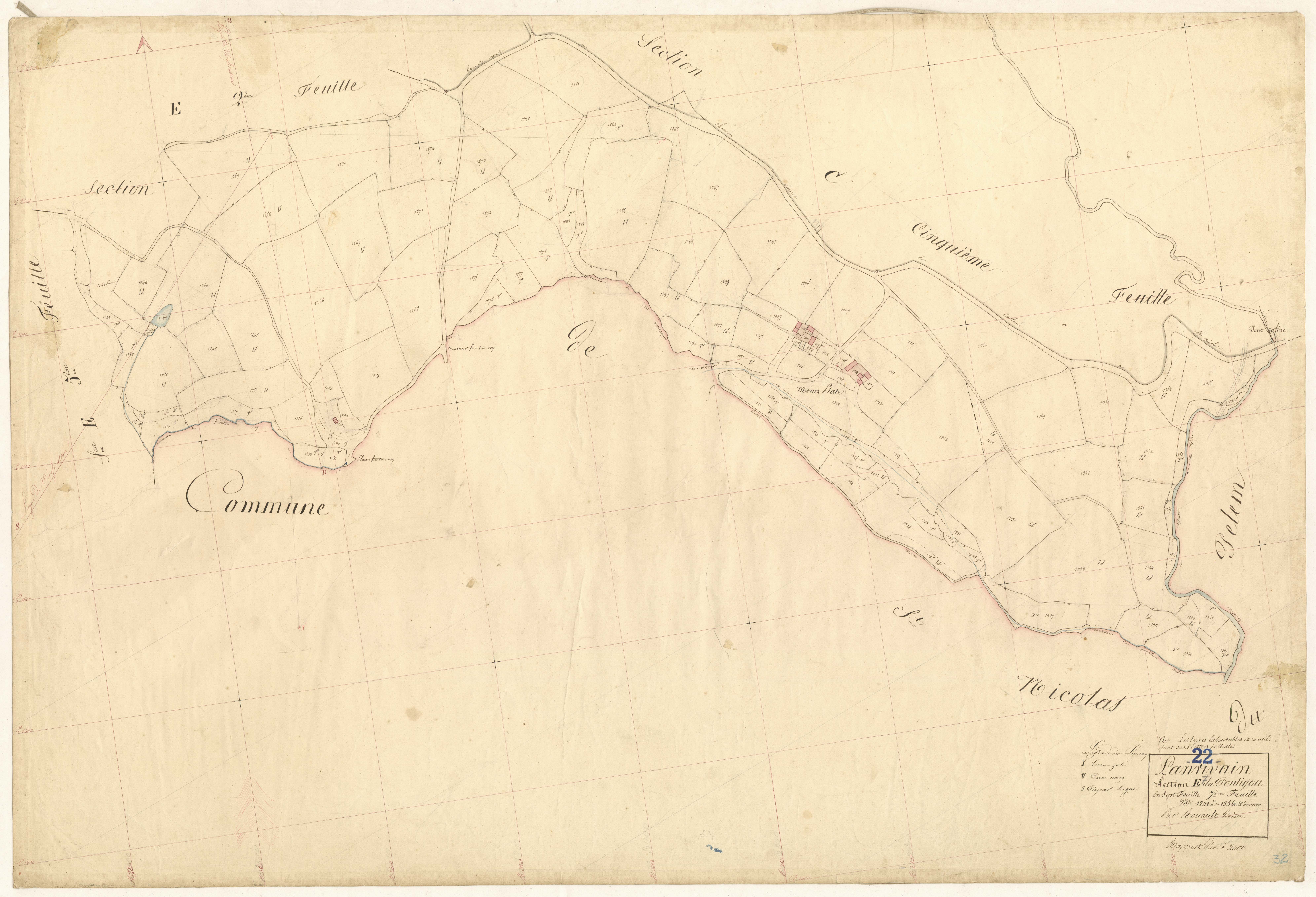 Lanrivain - Section E, 7e feuille