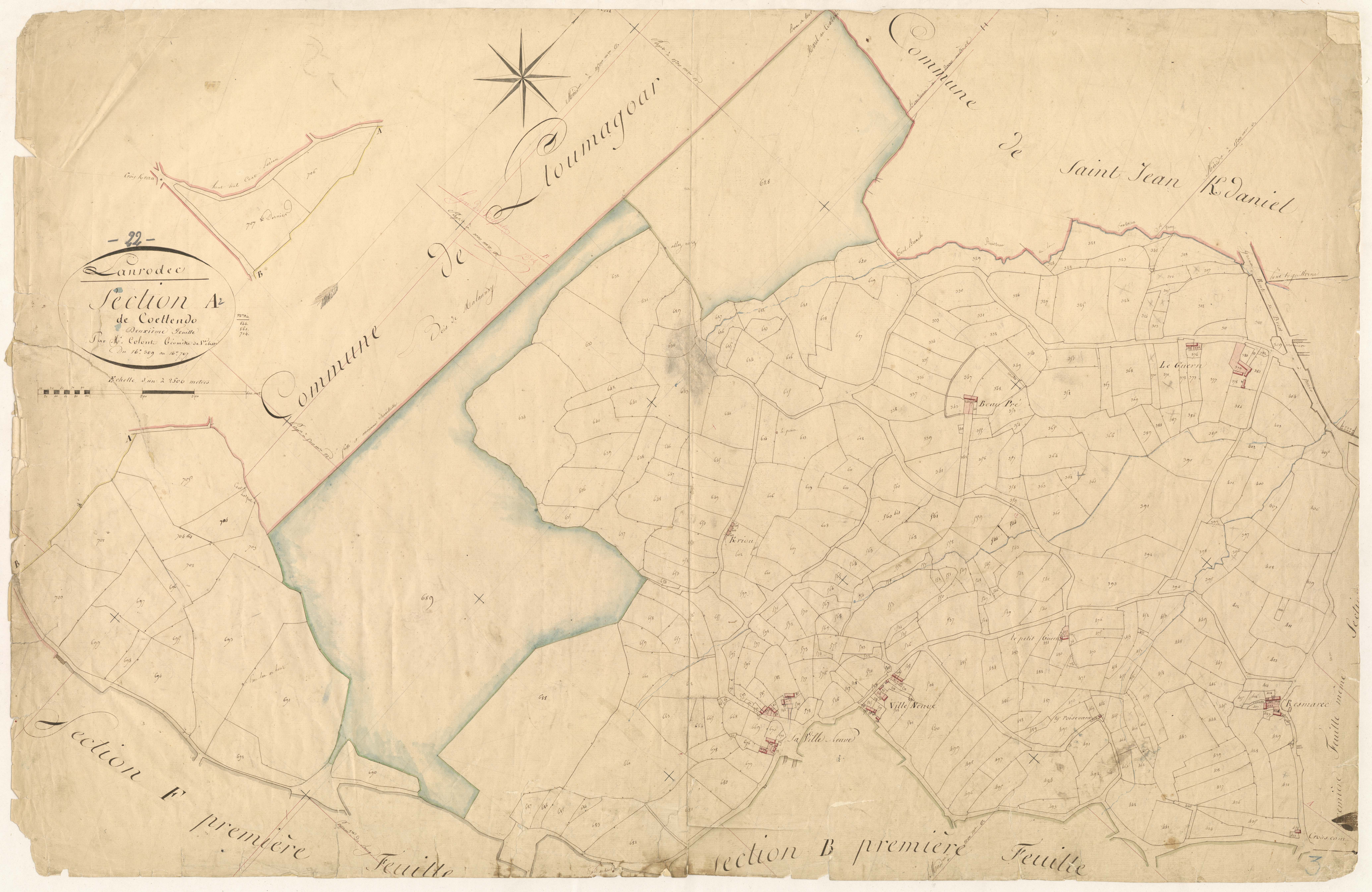 Lanrodec - Section A, 2e feuille