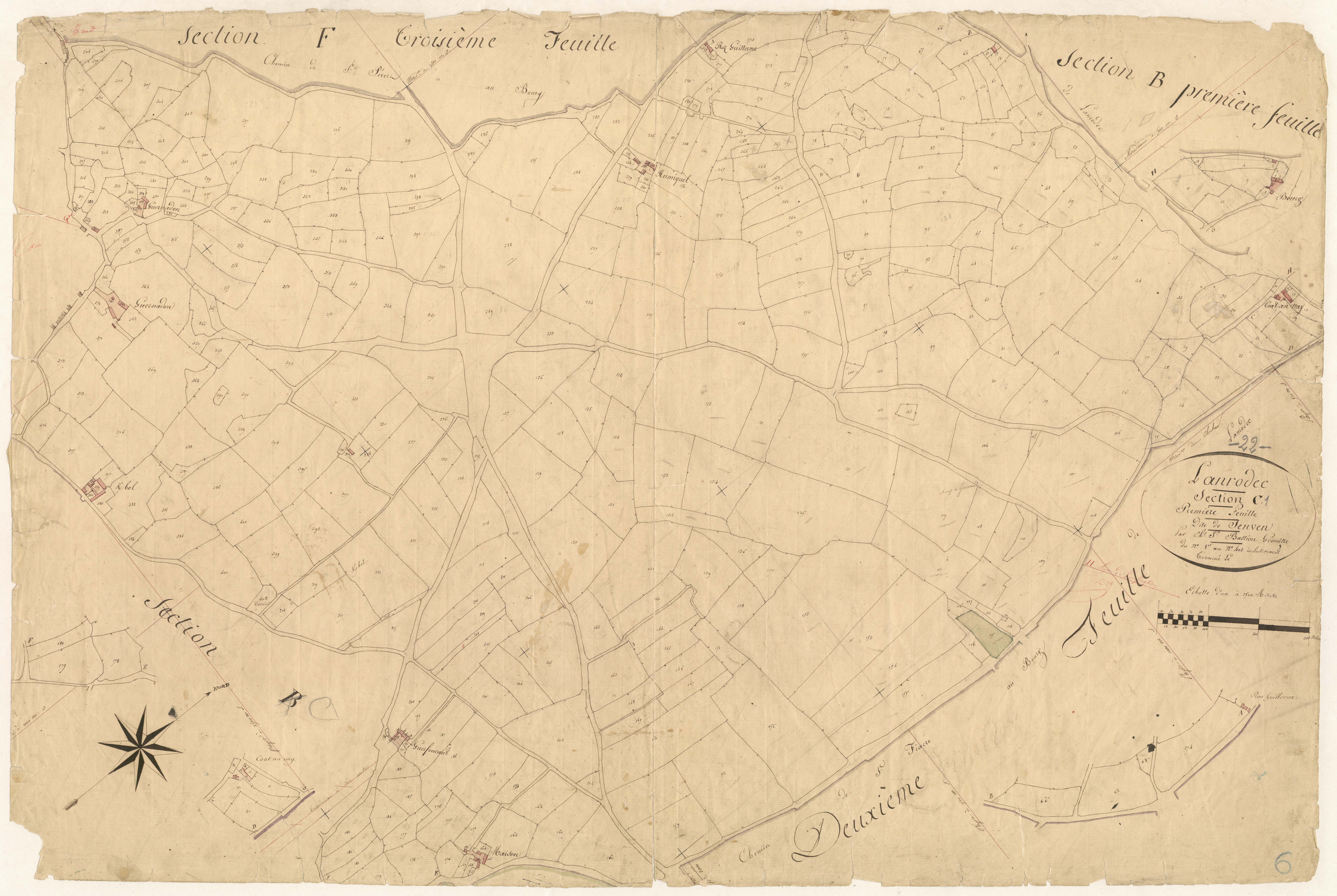 Lanrodec - Section C, 1re feuille