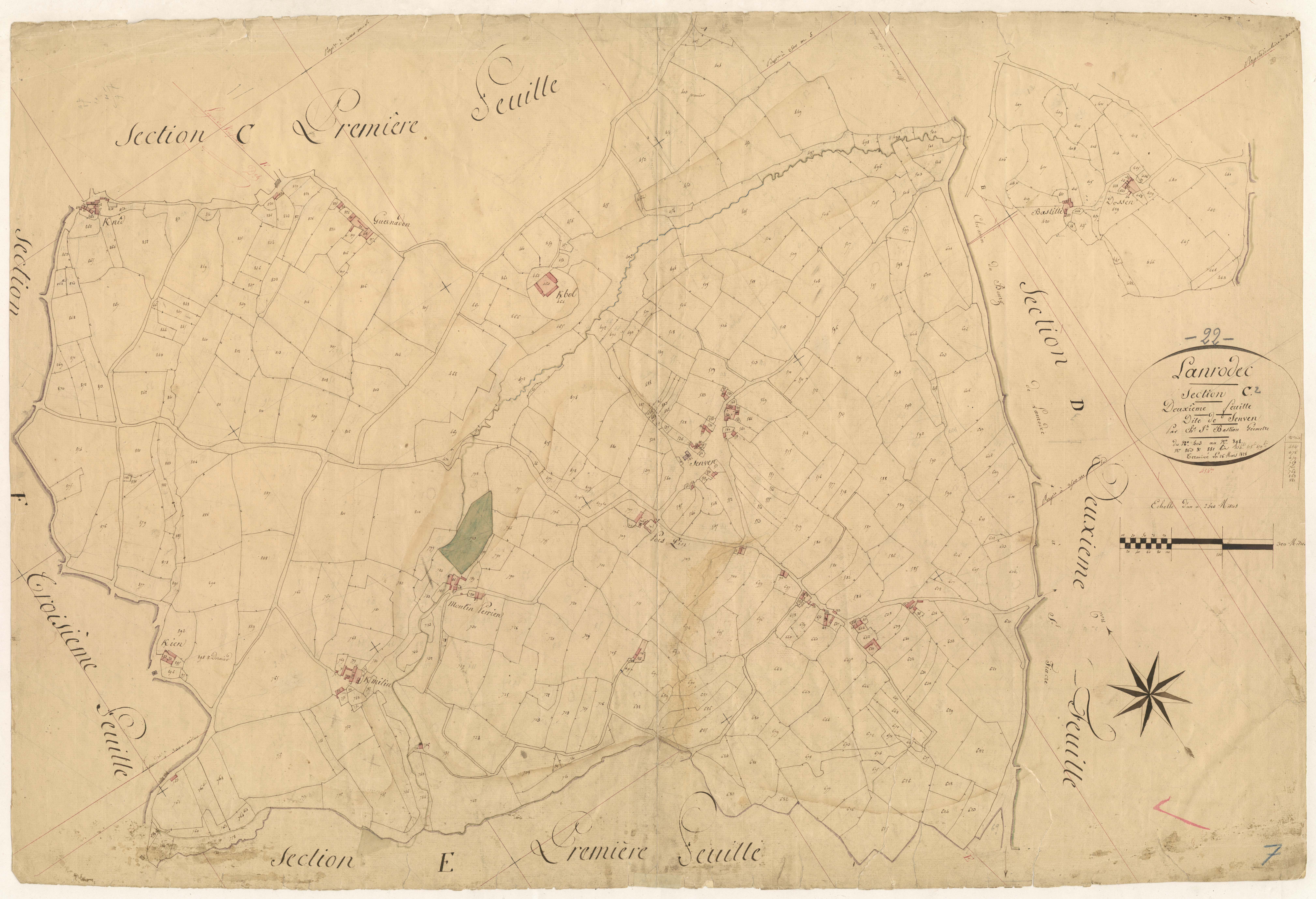 Lanrodec - Section C, 2e feuille