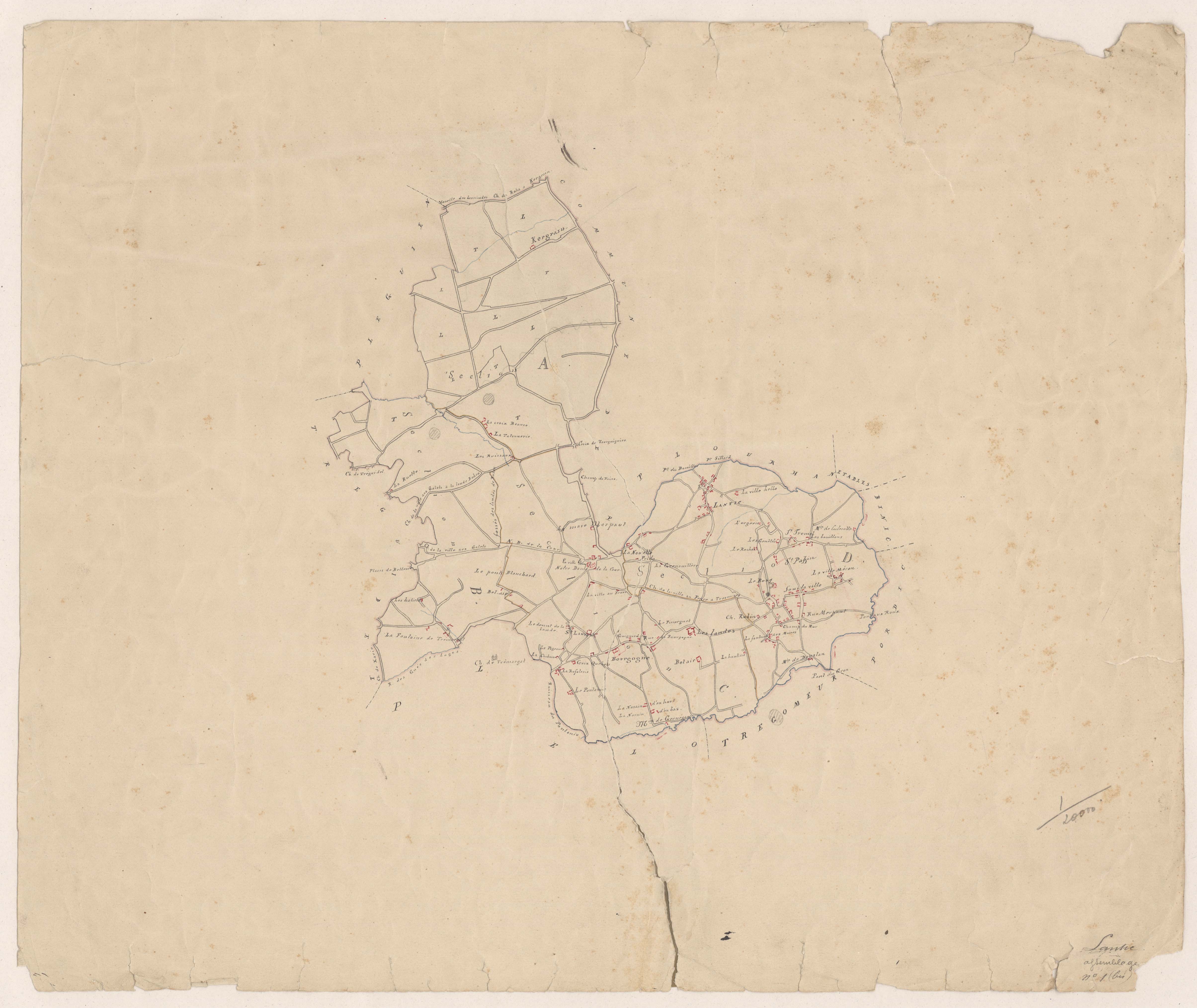 Lantic - Tableau d'assemblage