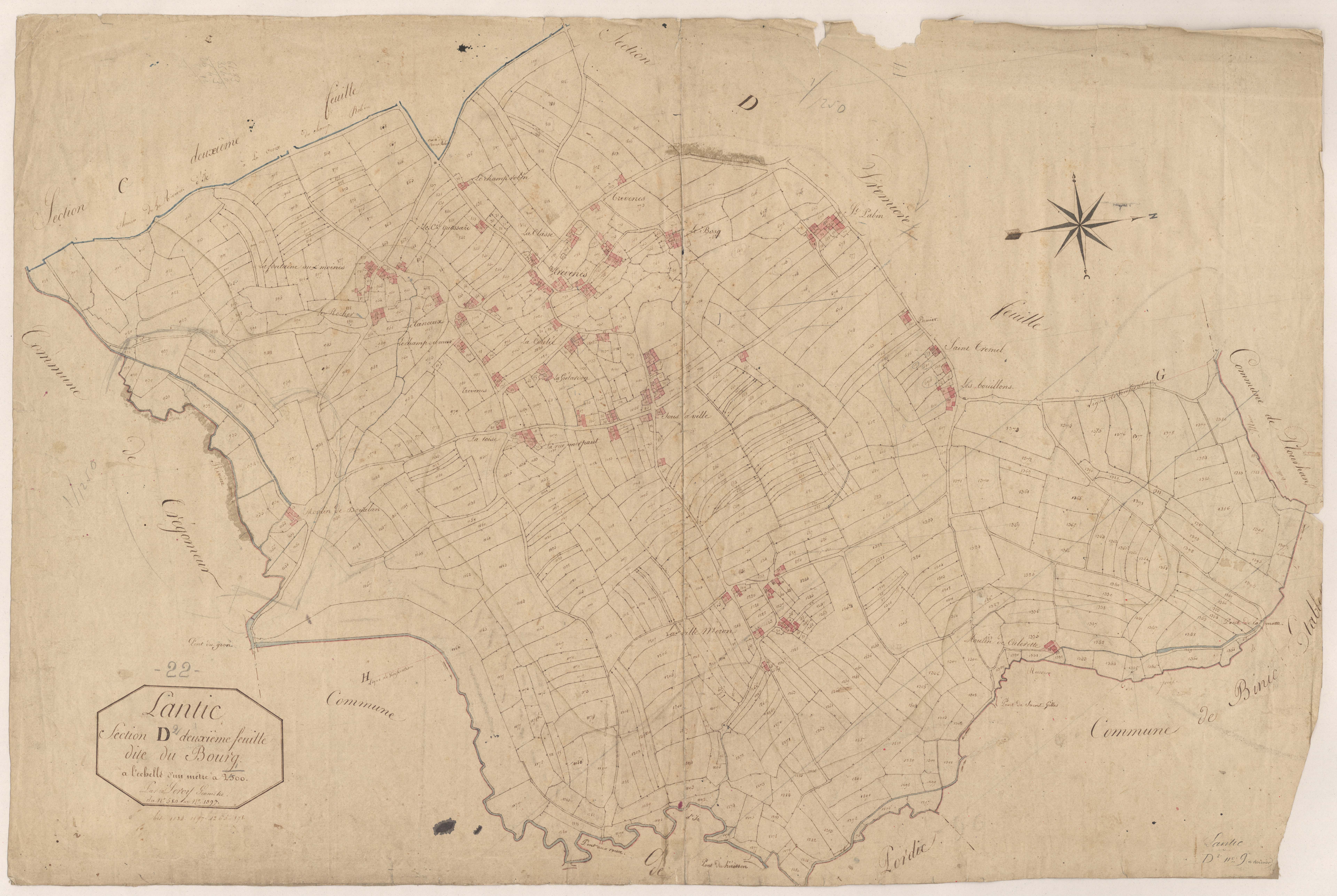 Lantic - Section D, 2e feuille