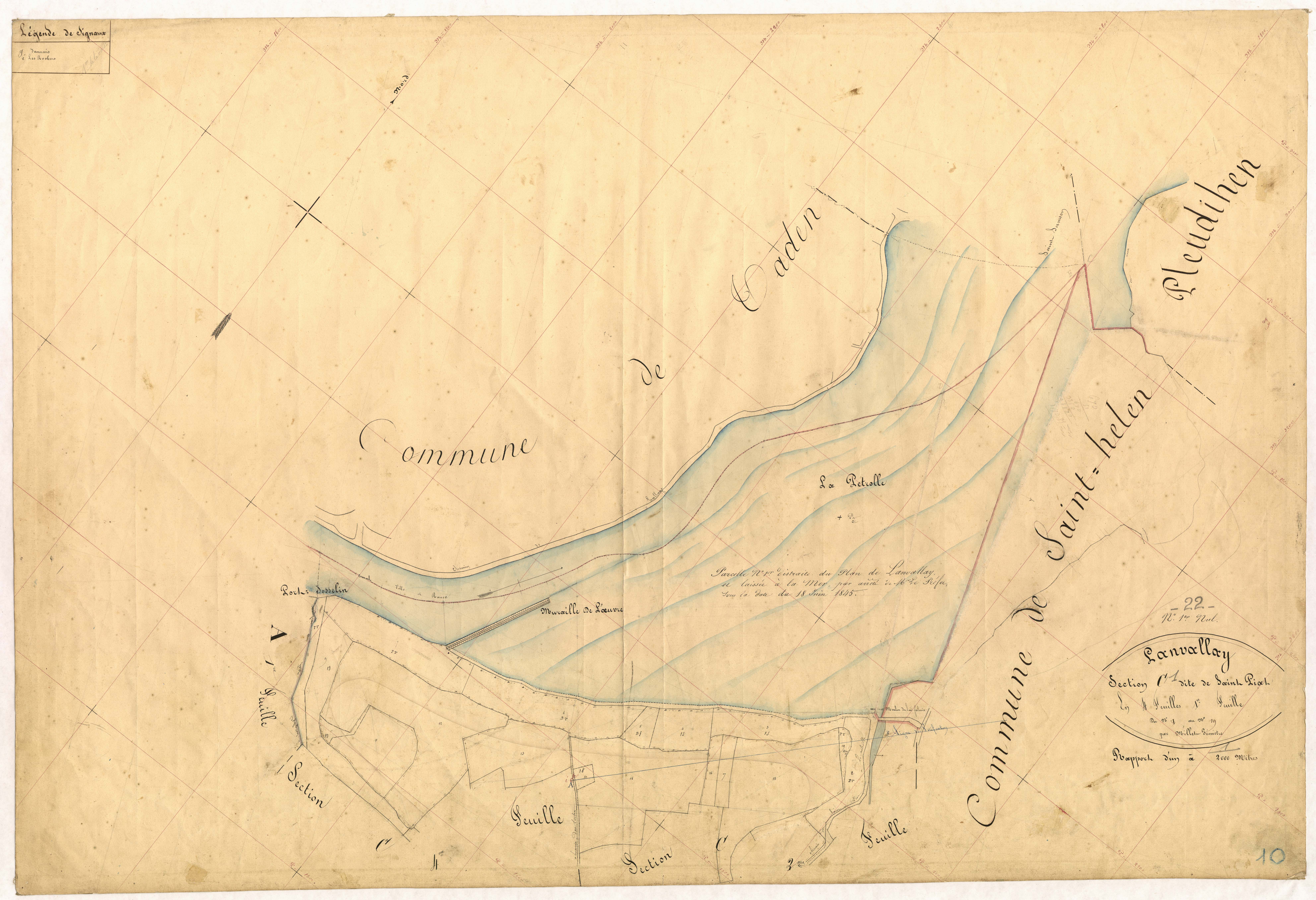 Lanvallay - Section C, 1re feuille