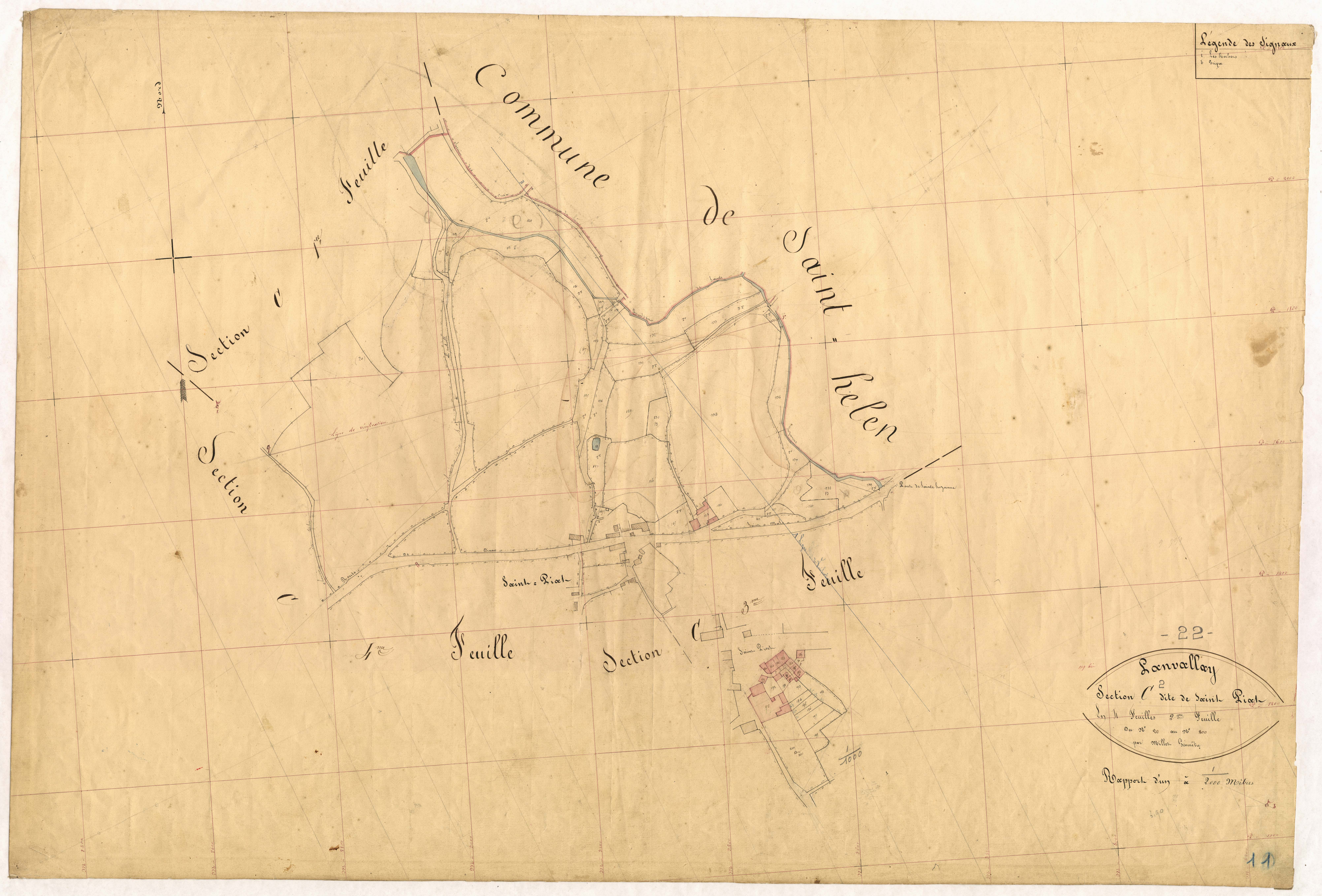 Lanvallay - Section C, 2e feuille