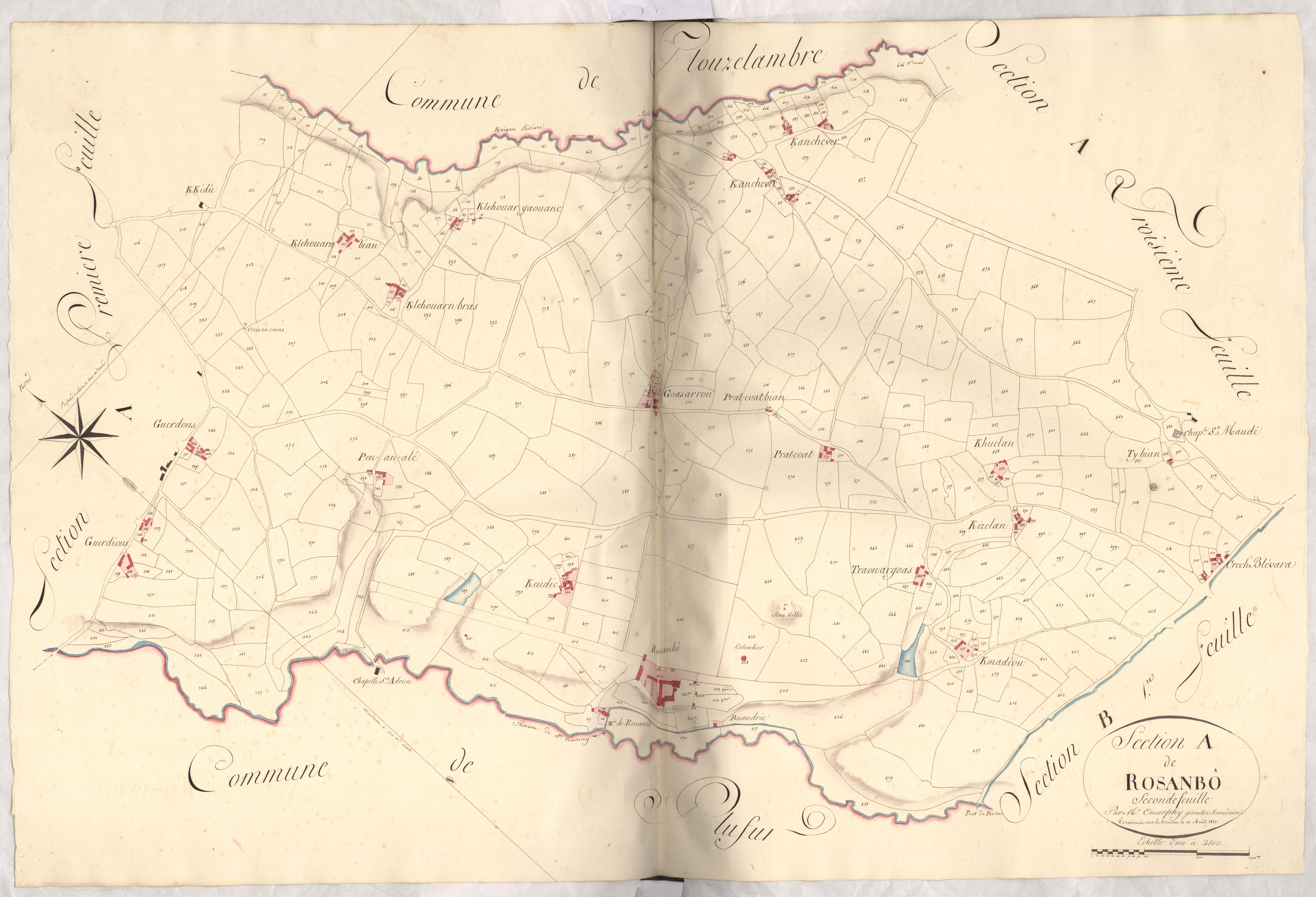 Lanvellec - Section A, 2e feuille