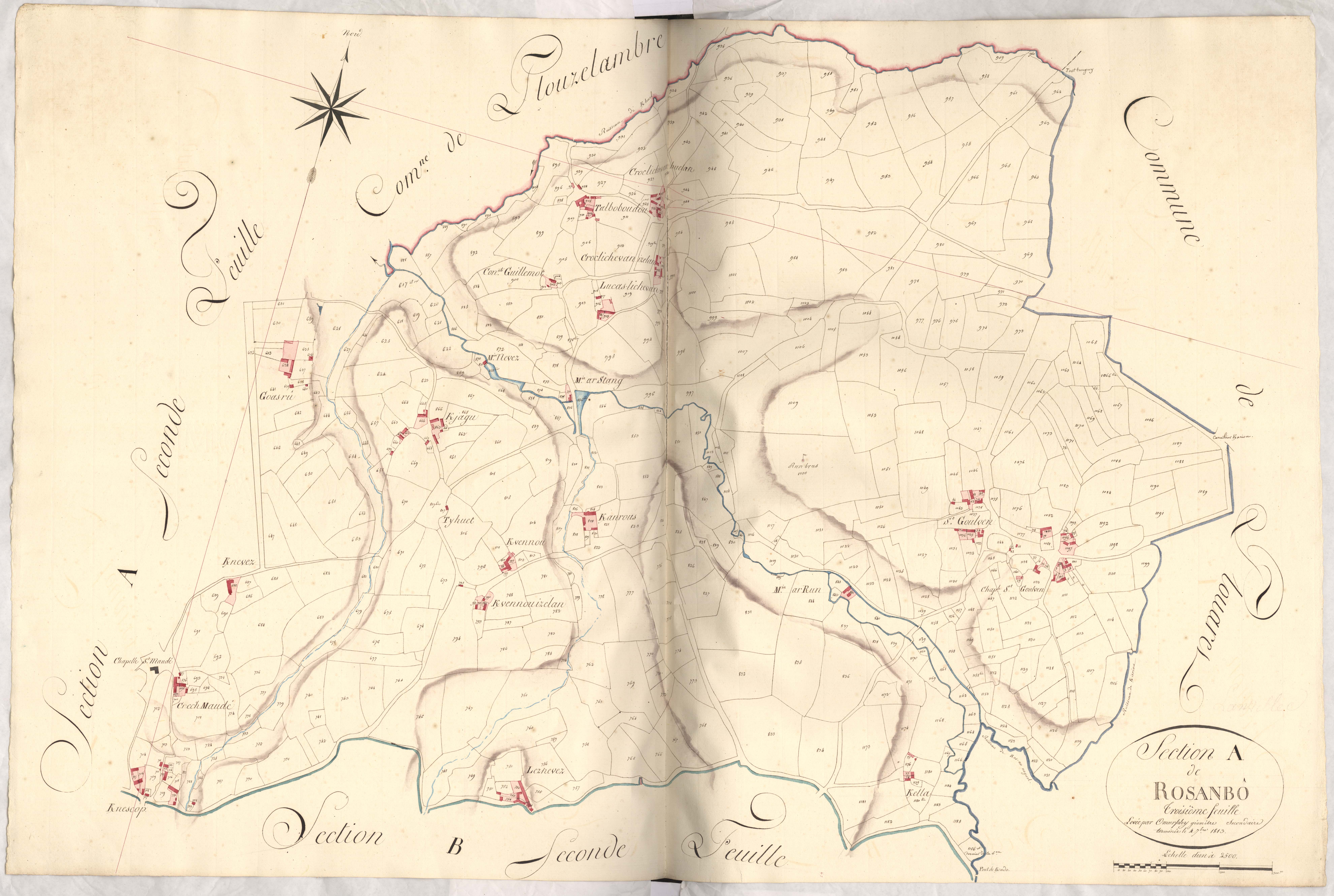 Lanvellec - Section A, 3e feuille