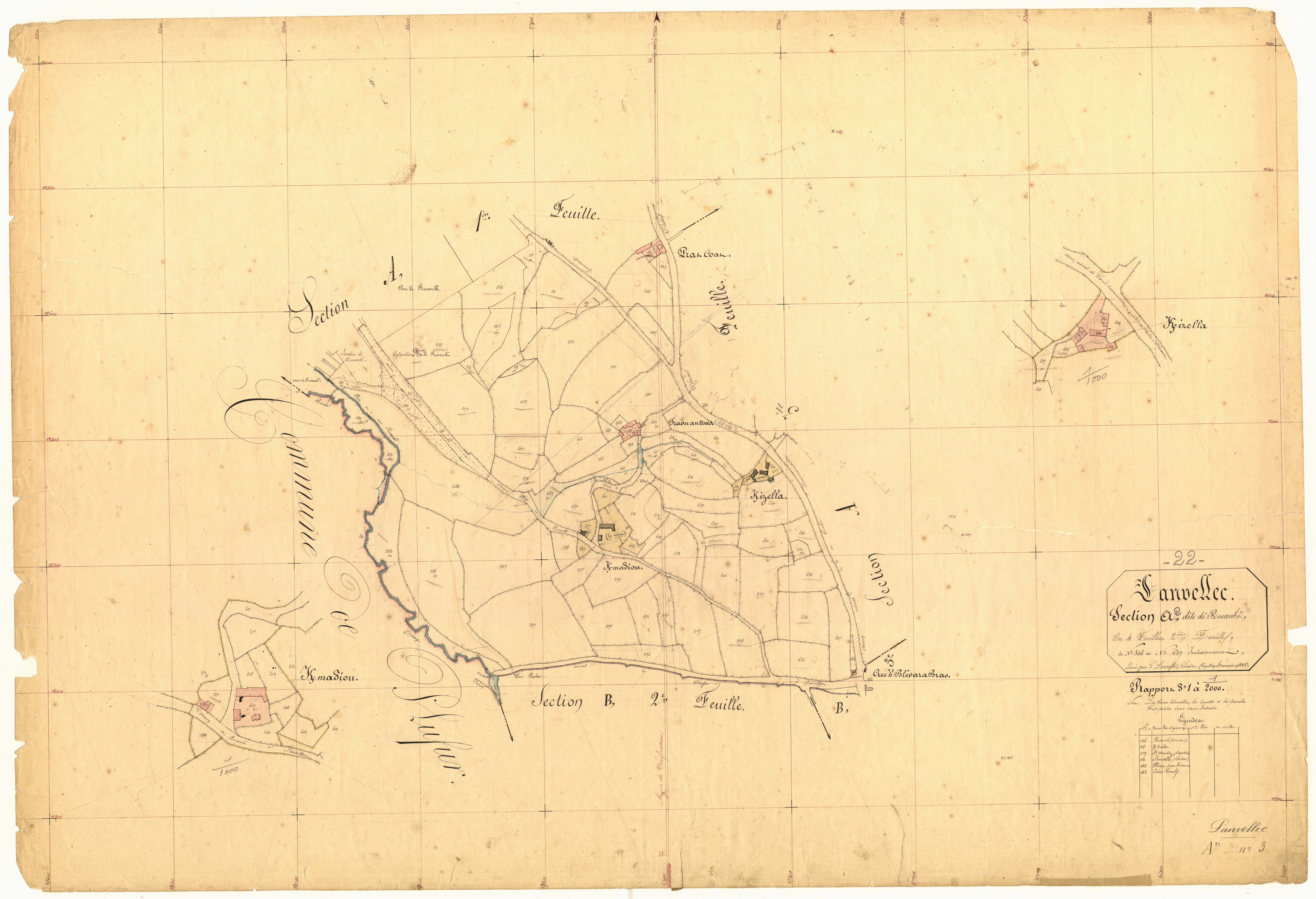 Lanvellec - Section A, 2e feuille