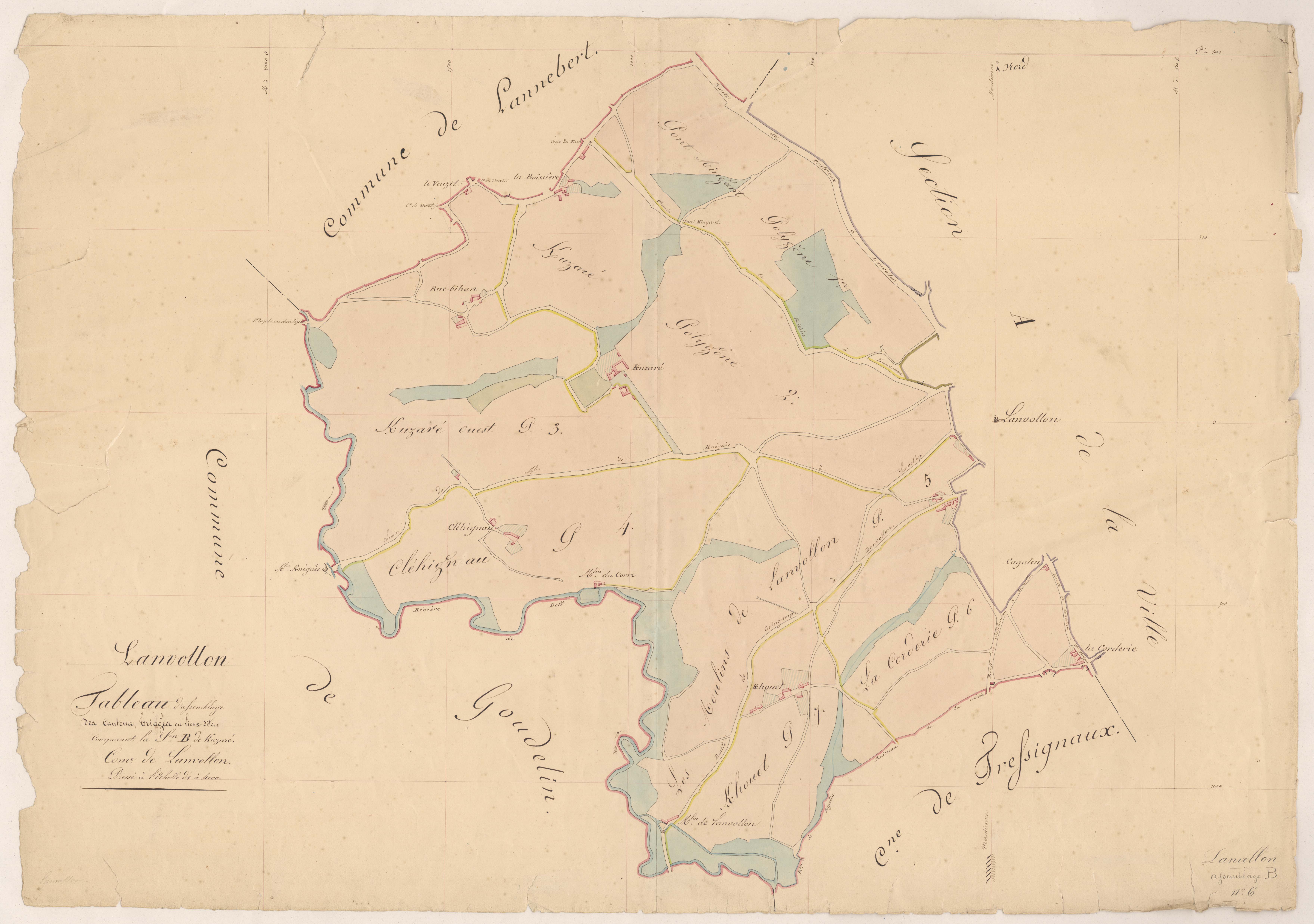 Lanvollon - Tableau d'assemblage
