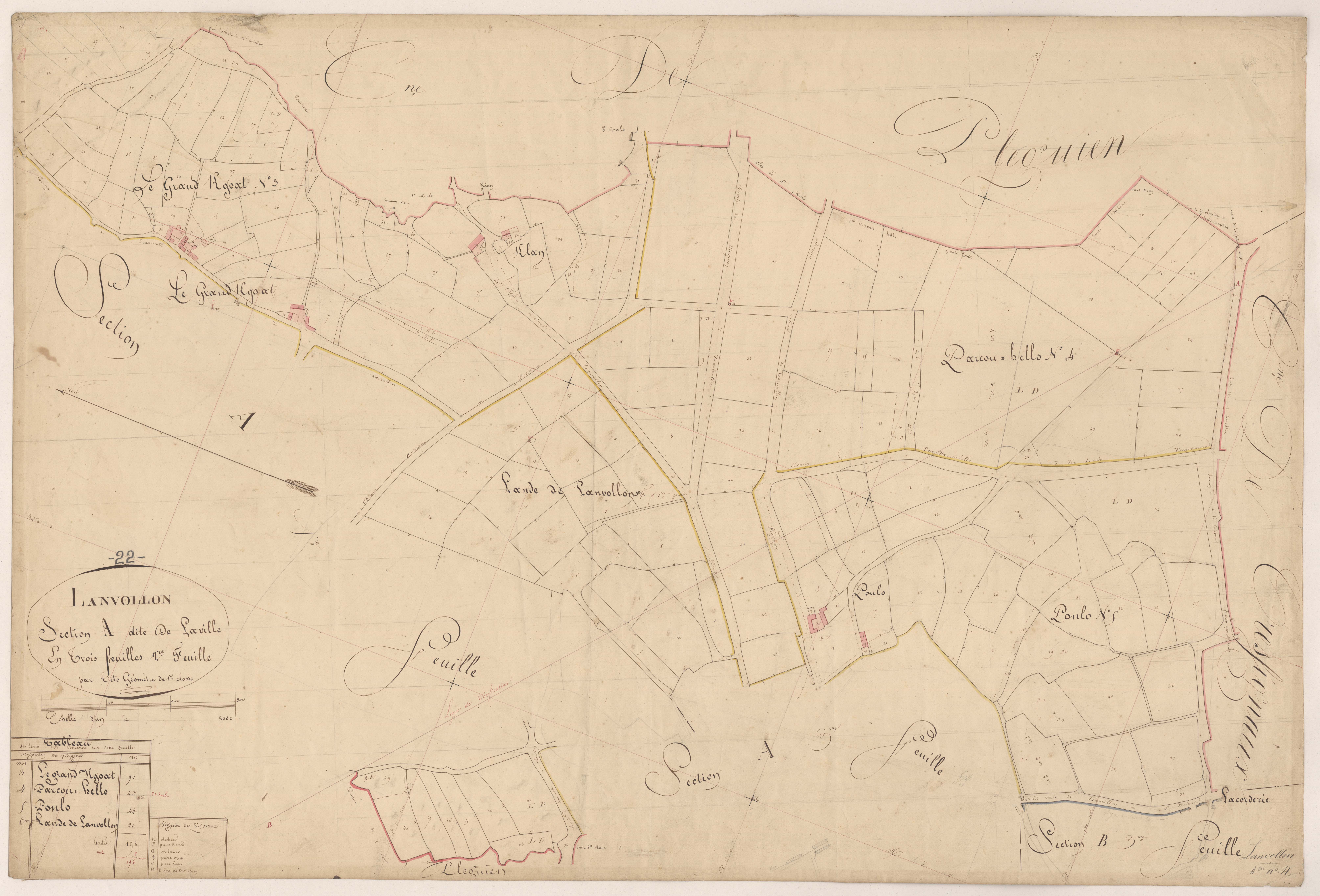 Lanvollon - Section A, 2e feuille