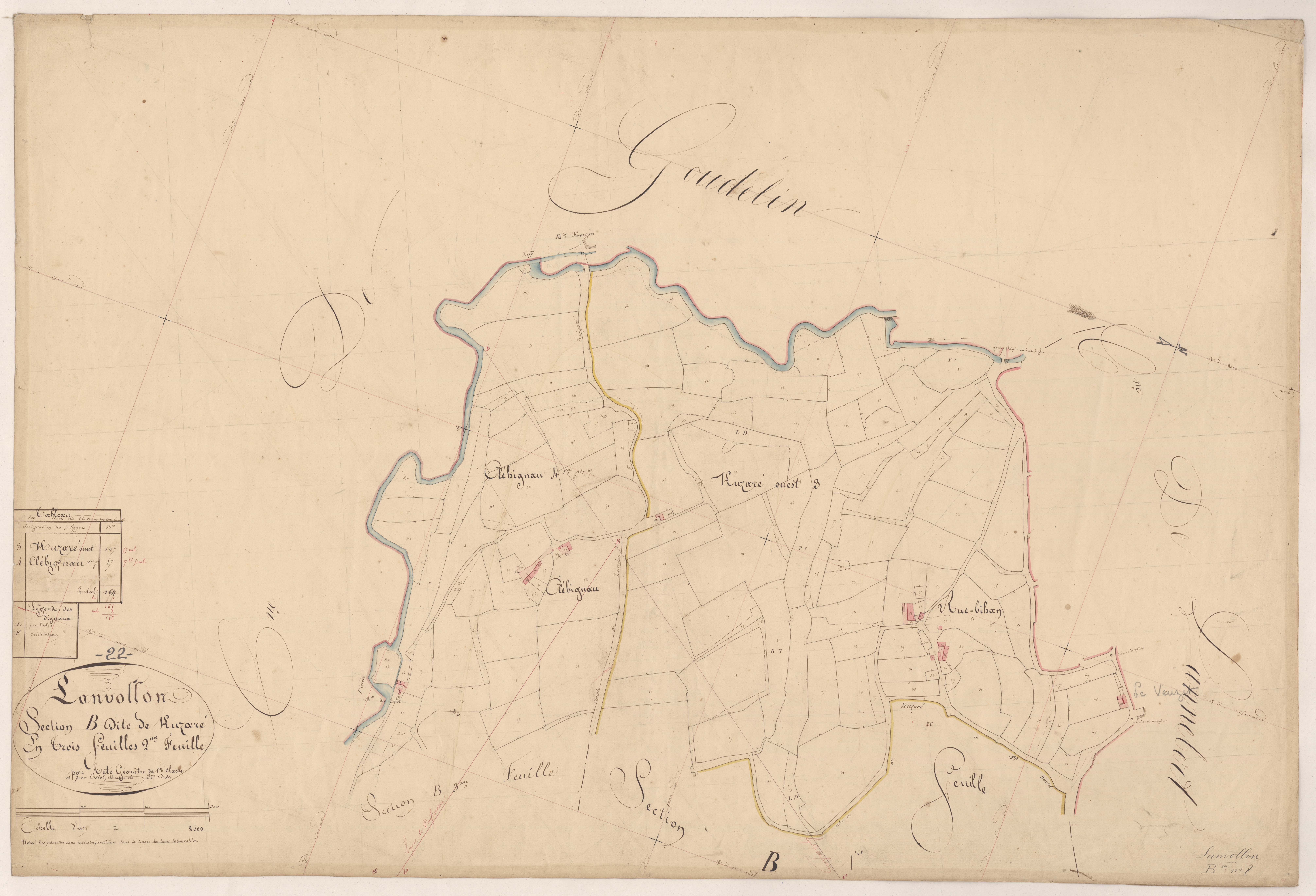 Lanvollon - Section B, 2e feuille