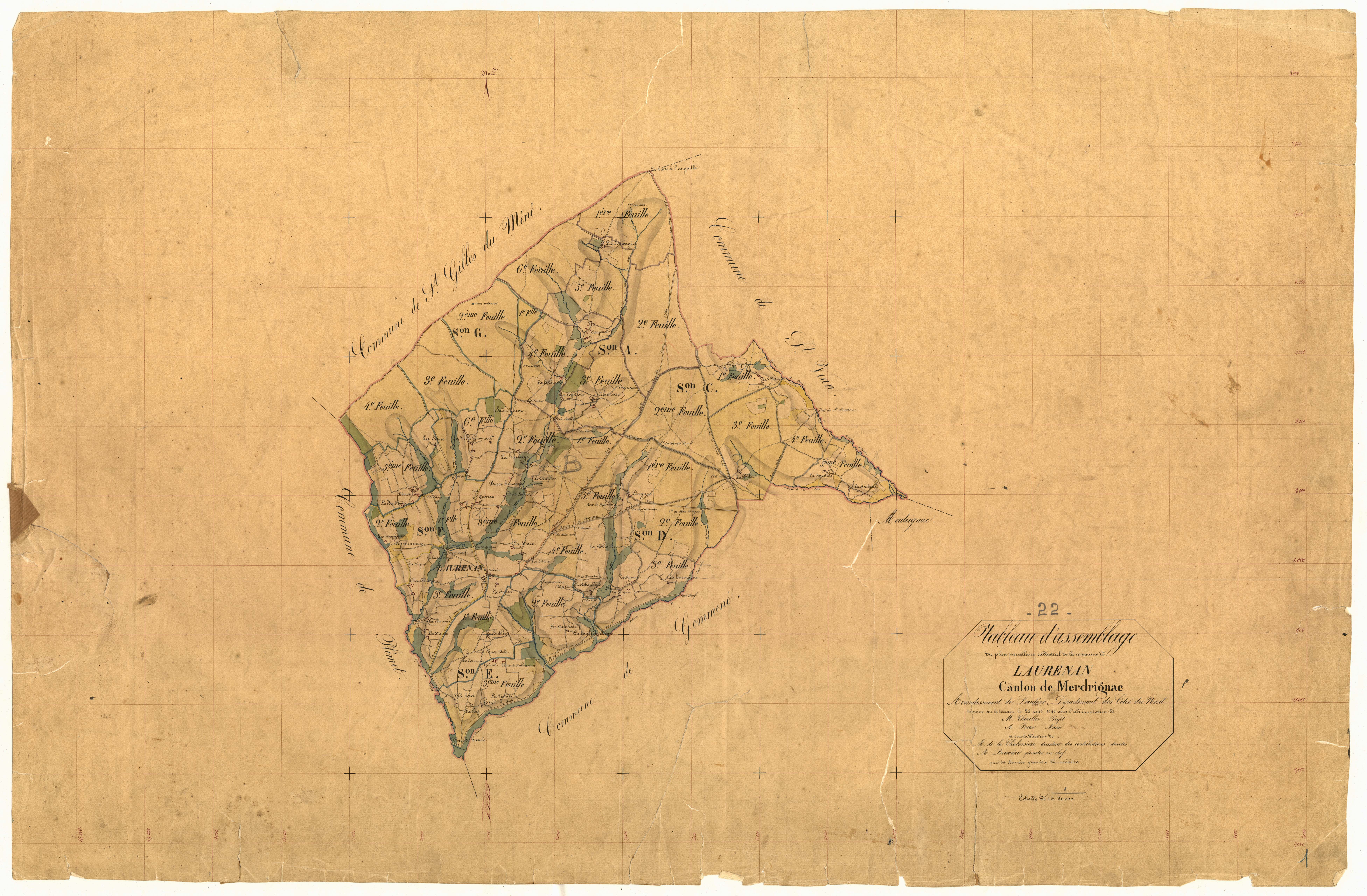Laurenan - Tableau d'assemblage