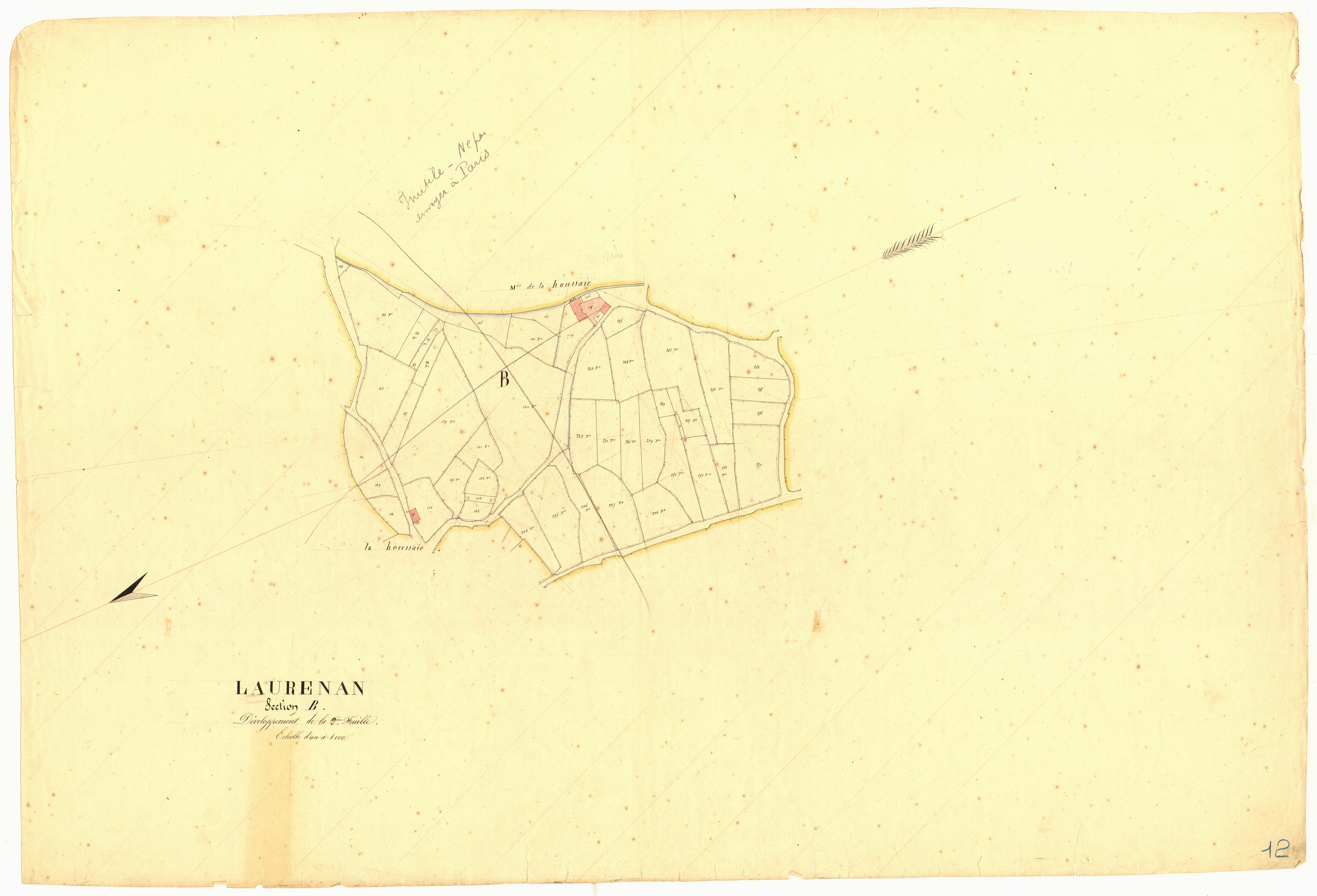 Laurenan - Section B, 2e feuille : développement