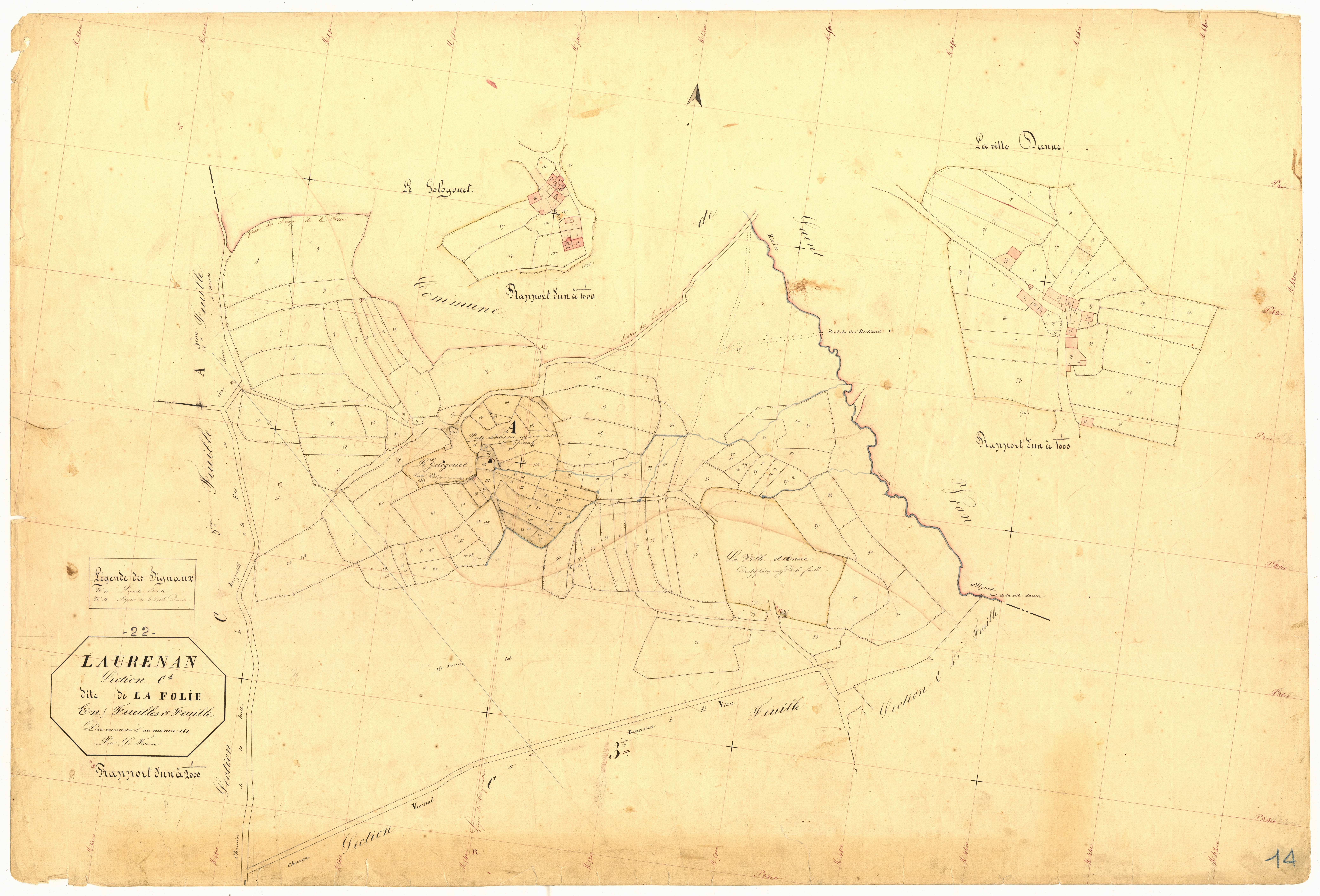 Laurenan - Section C, 1re feuille