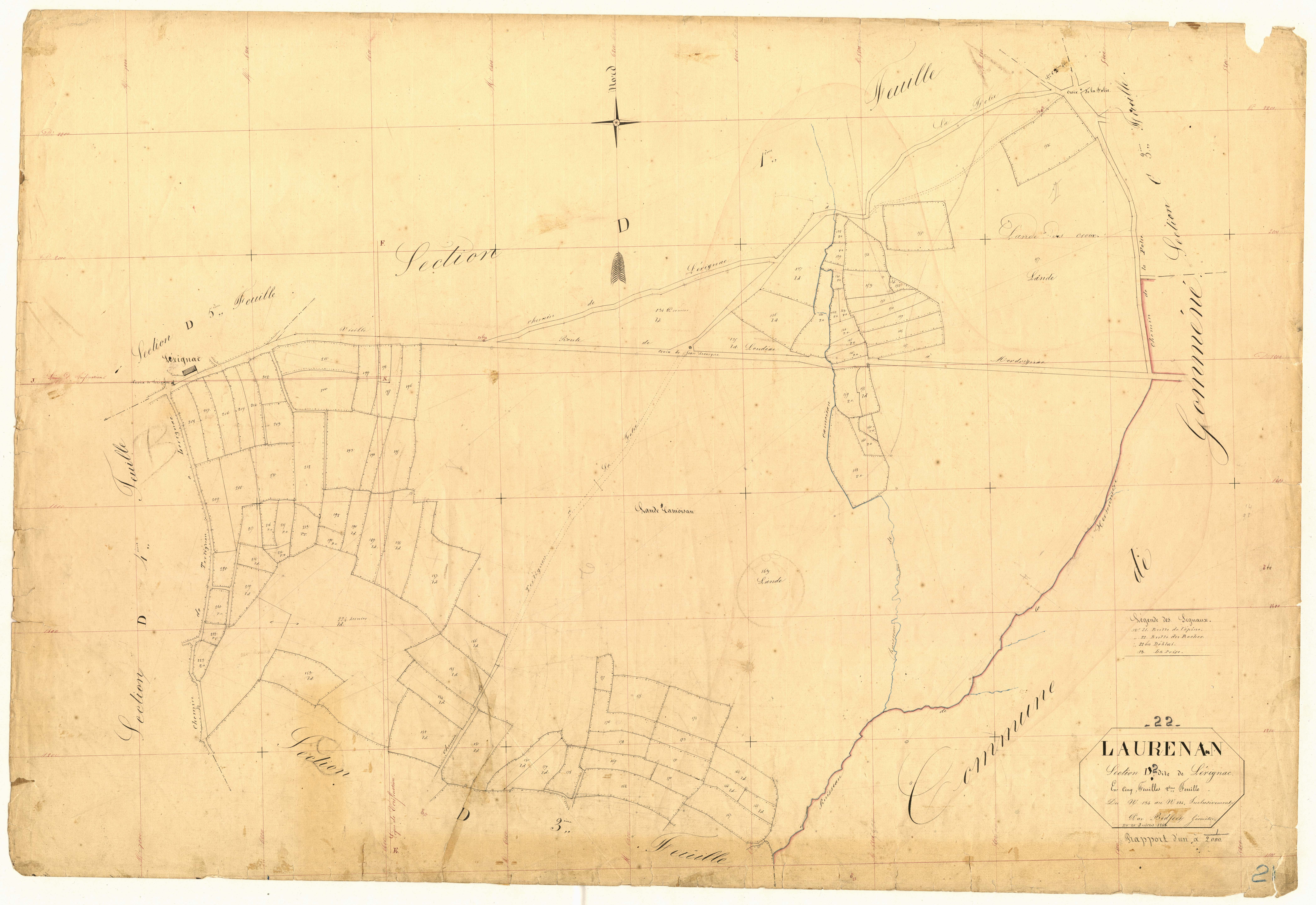 Laurenan - Section D, 2e feuille