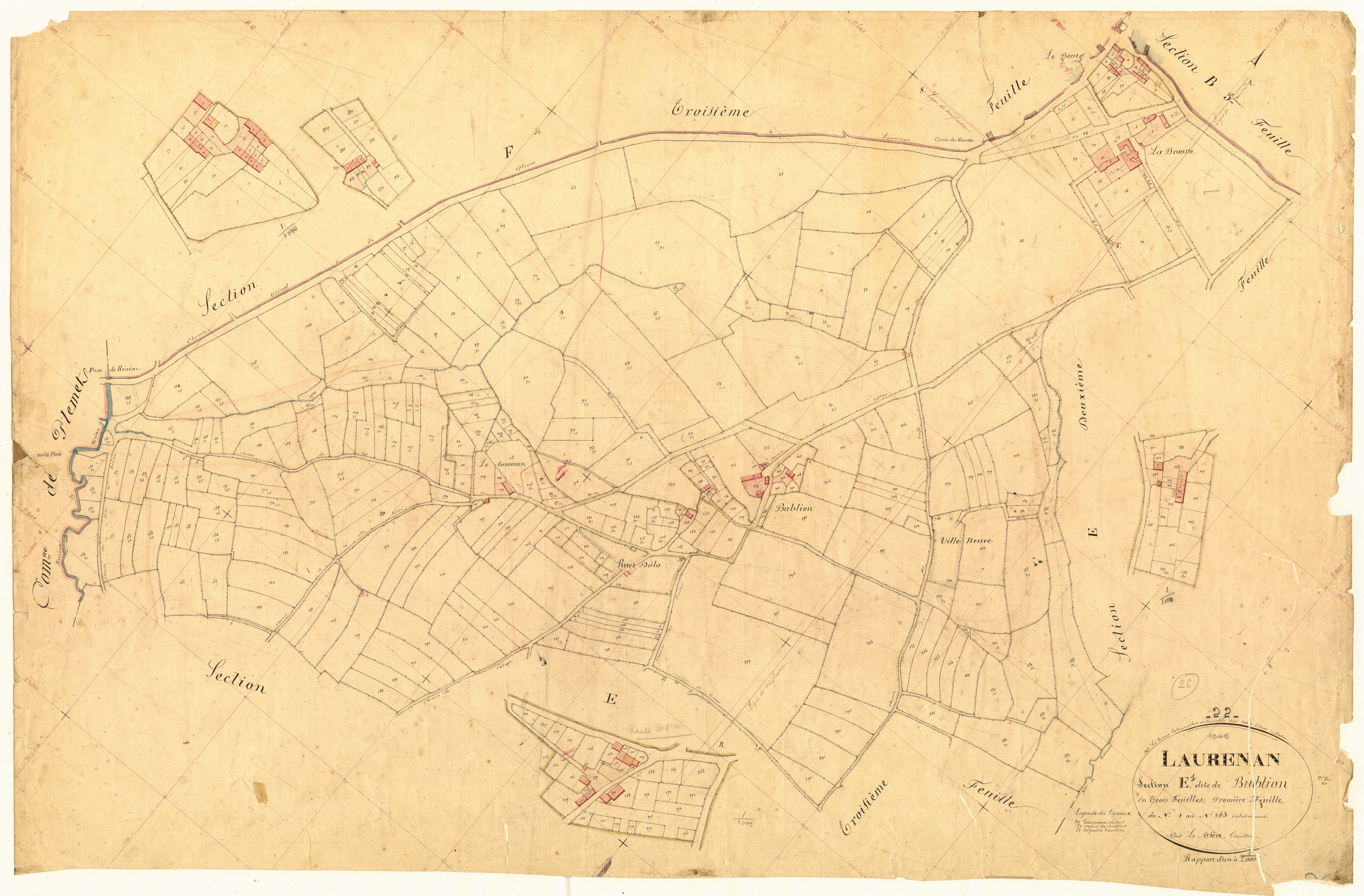 Laurenan - Section E, 2e feuille