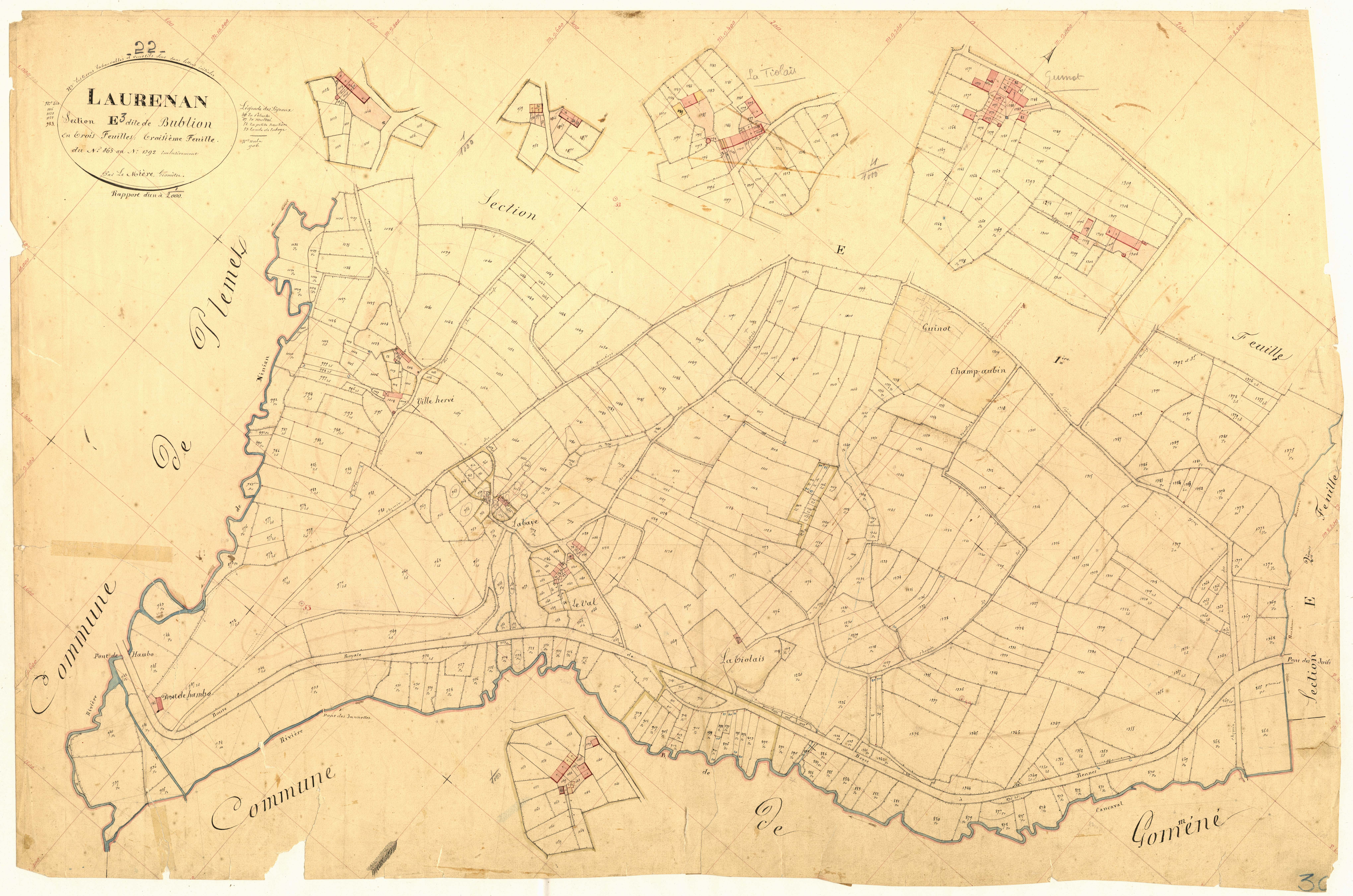 Laurenan - Section E, 3e feuille