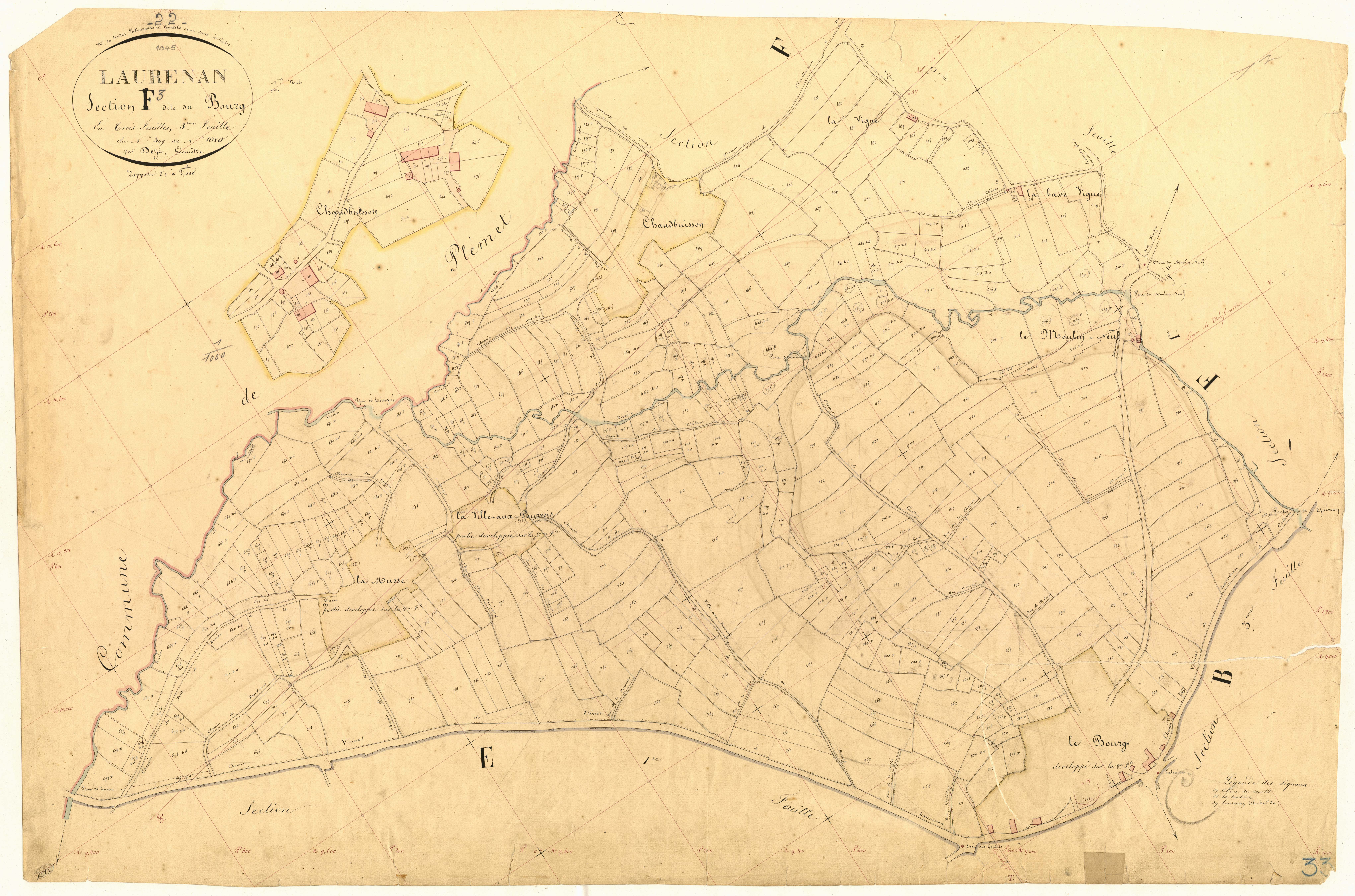 Laurenan - Section F, 3e feuille