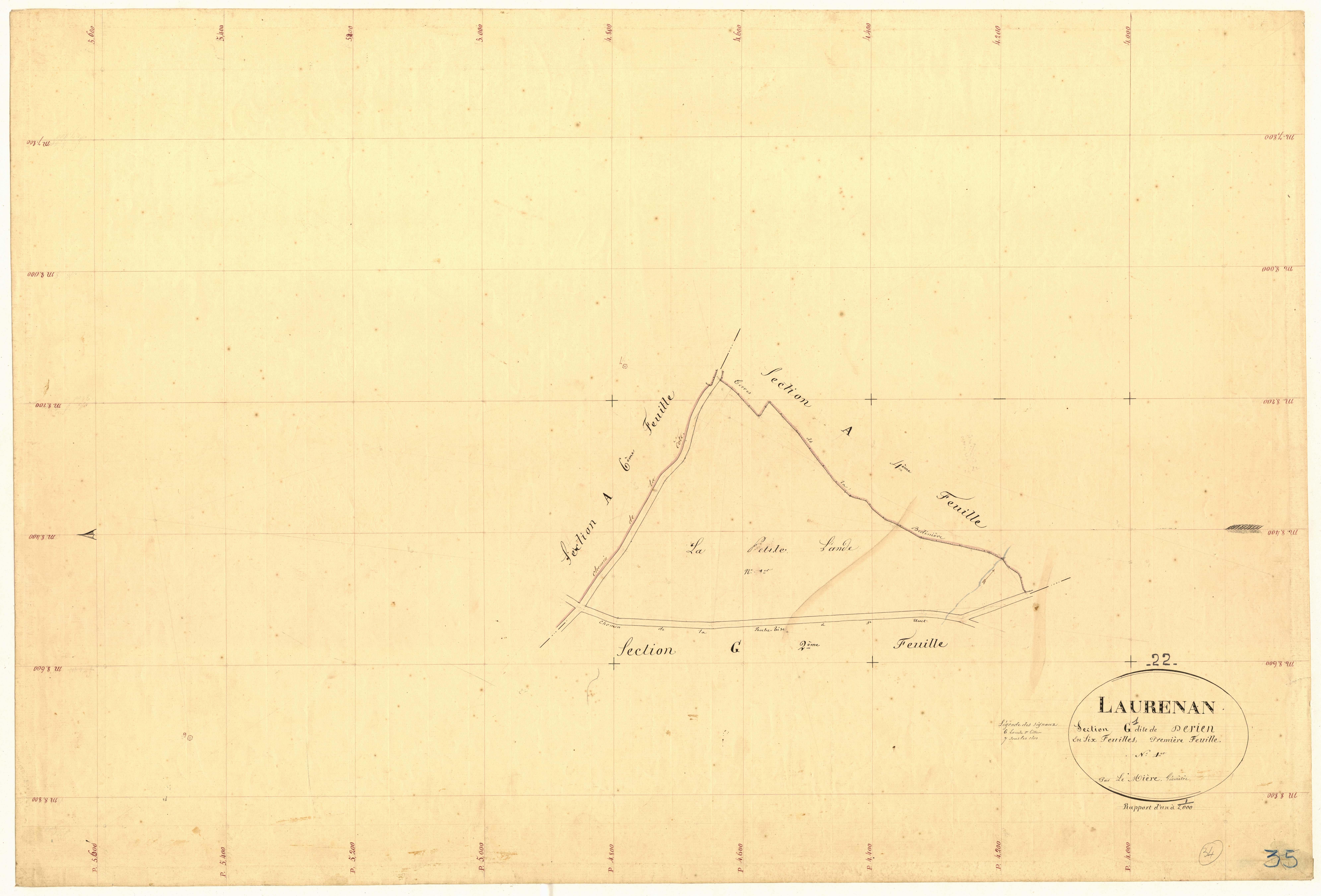 Laurenan - Section G, 2e feuille