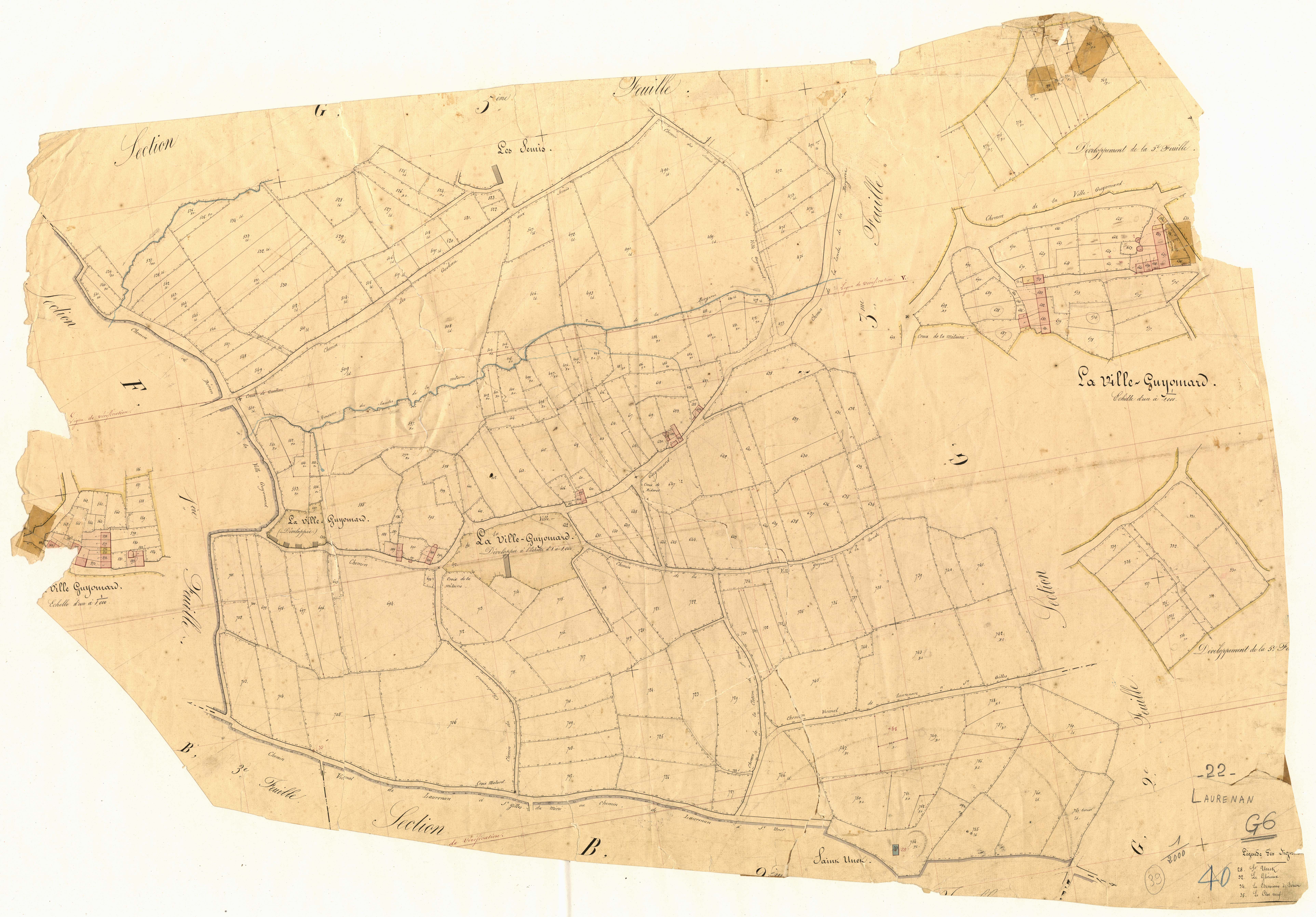 Laurenan - Section G, 6e feuille