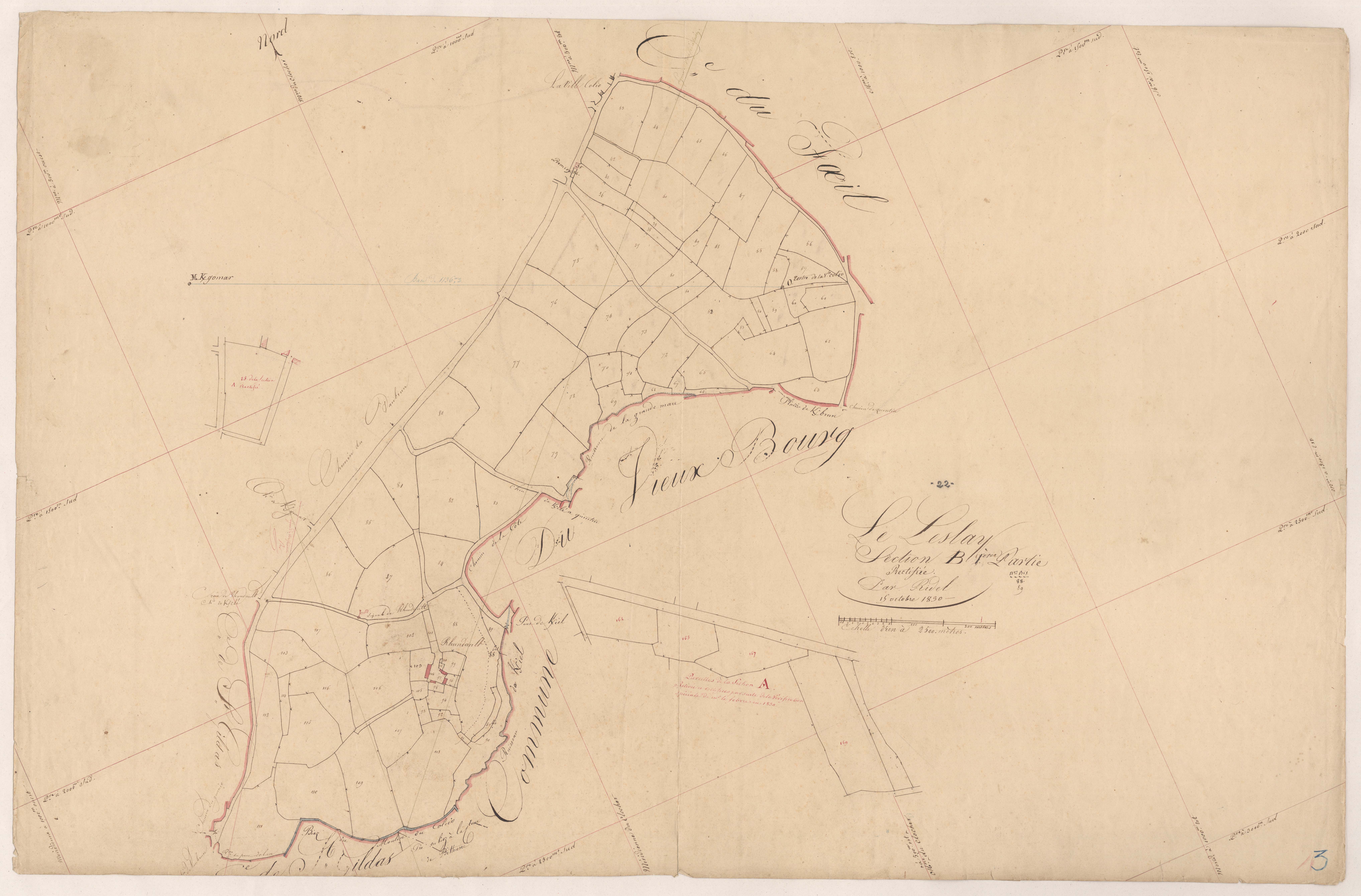 Le Leslay - Section B, 1re feuille