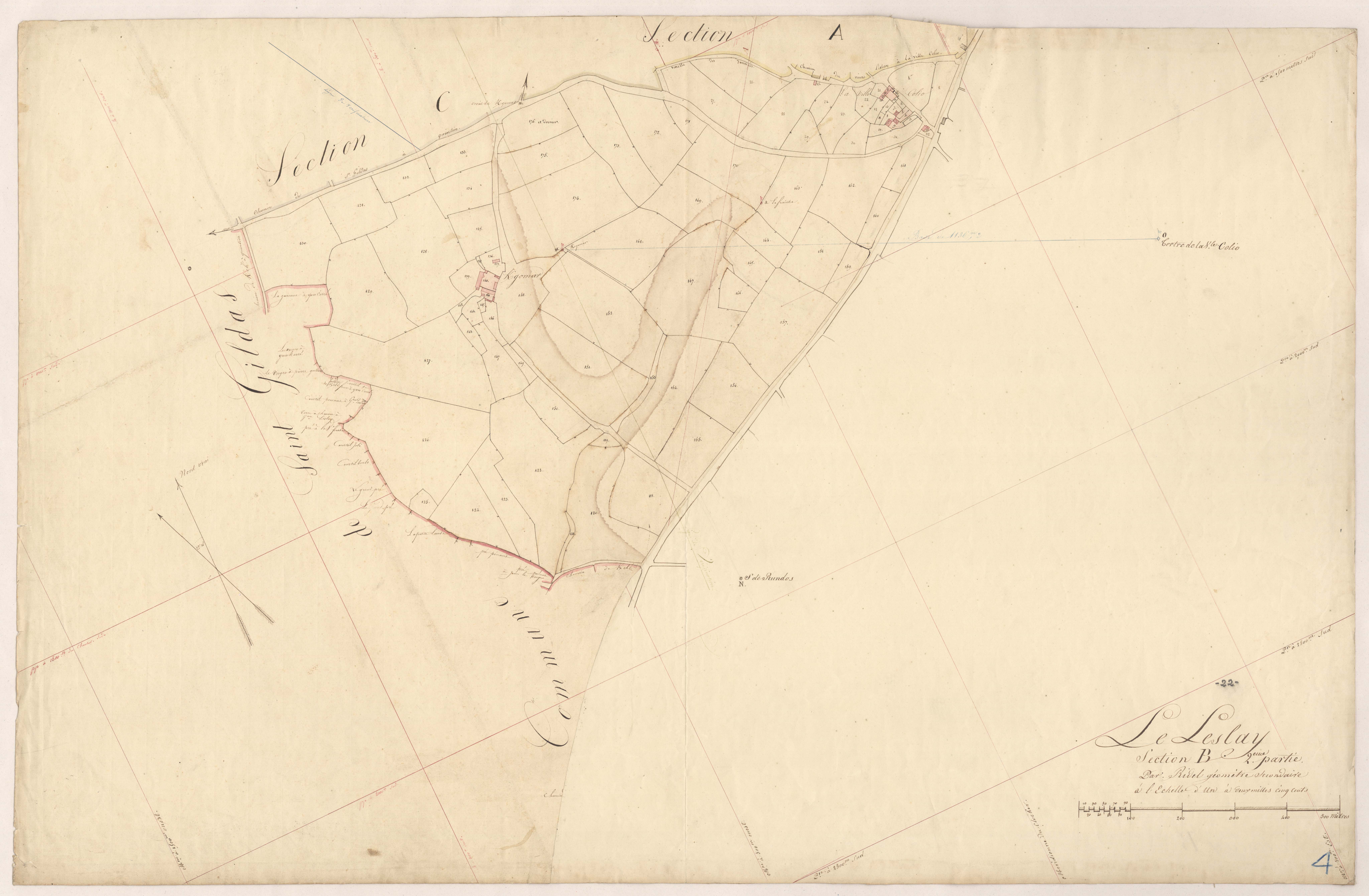 Le Leslay - Section B, 2e feuille