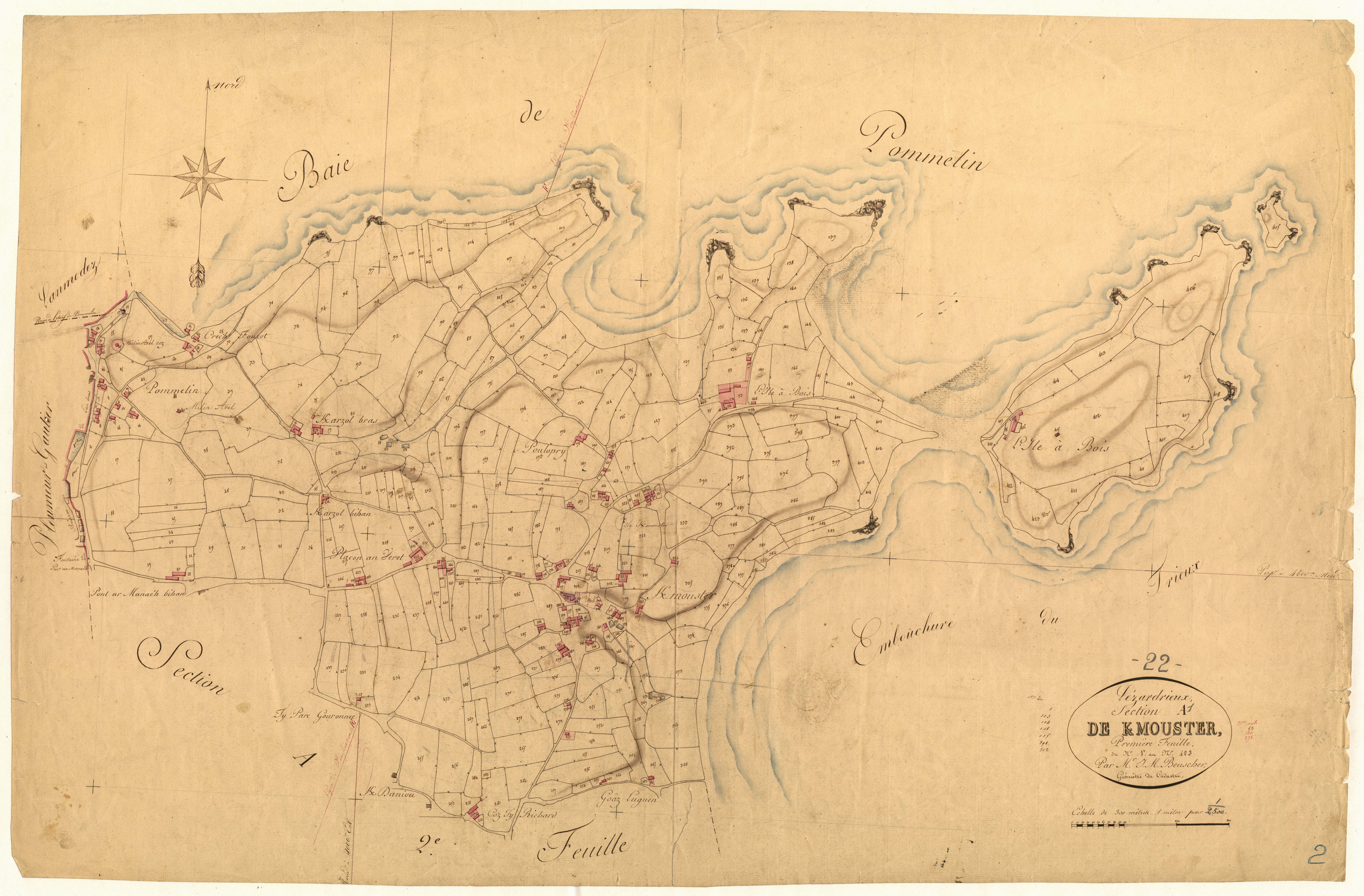 Lézardrieux - Section A, 1re feuille
