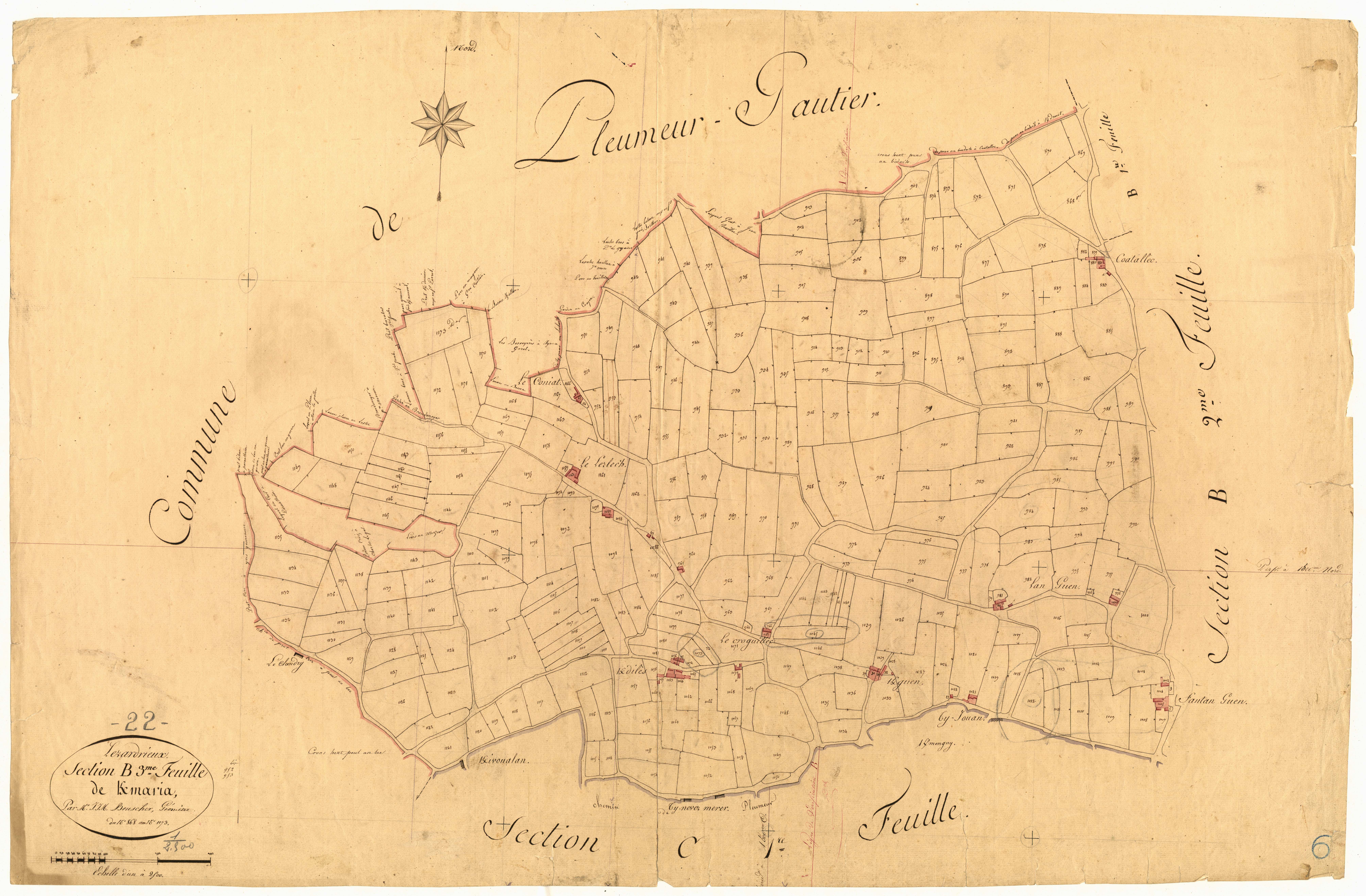 Lézardrieux - Section B, 3e feuille