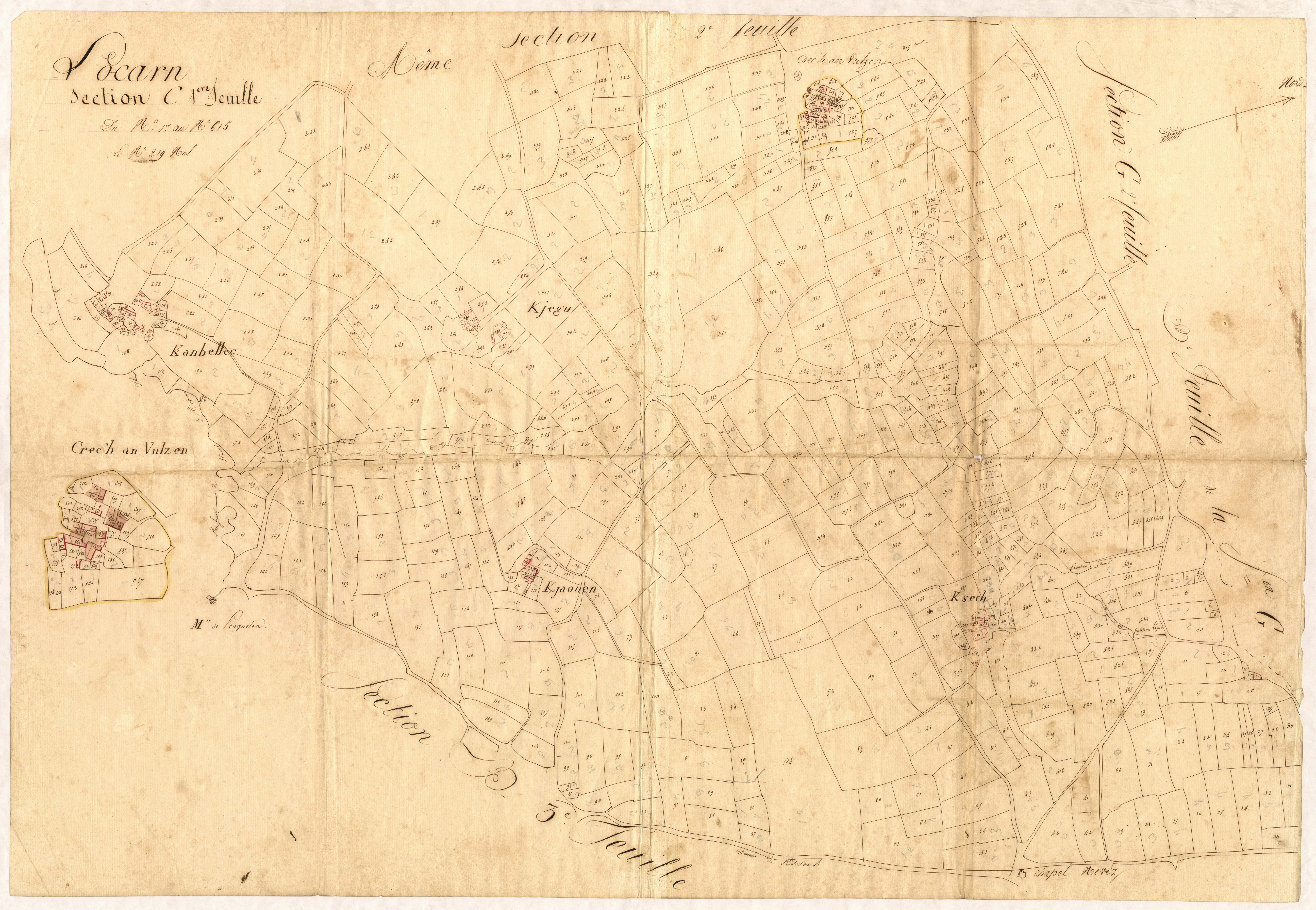 Locarn - Section C, 1re feuille