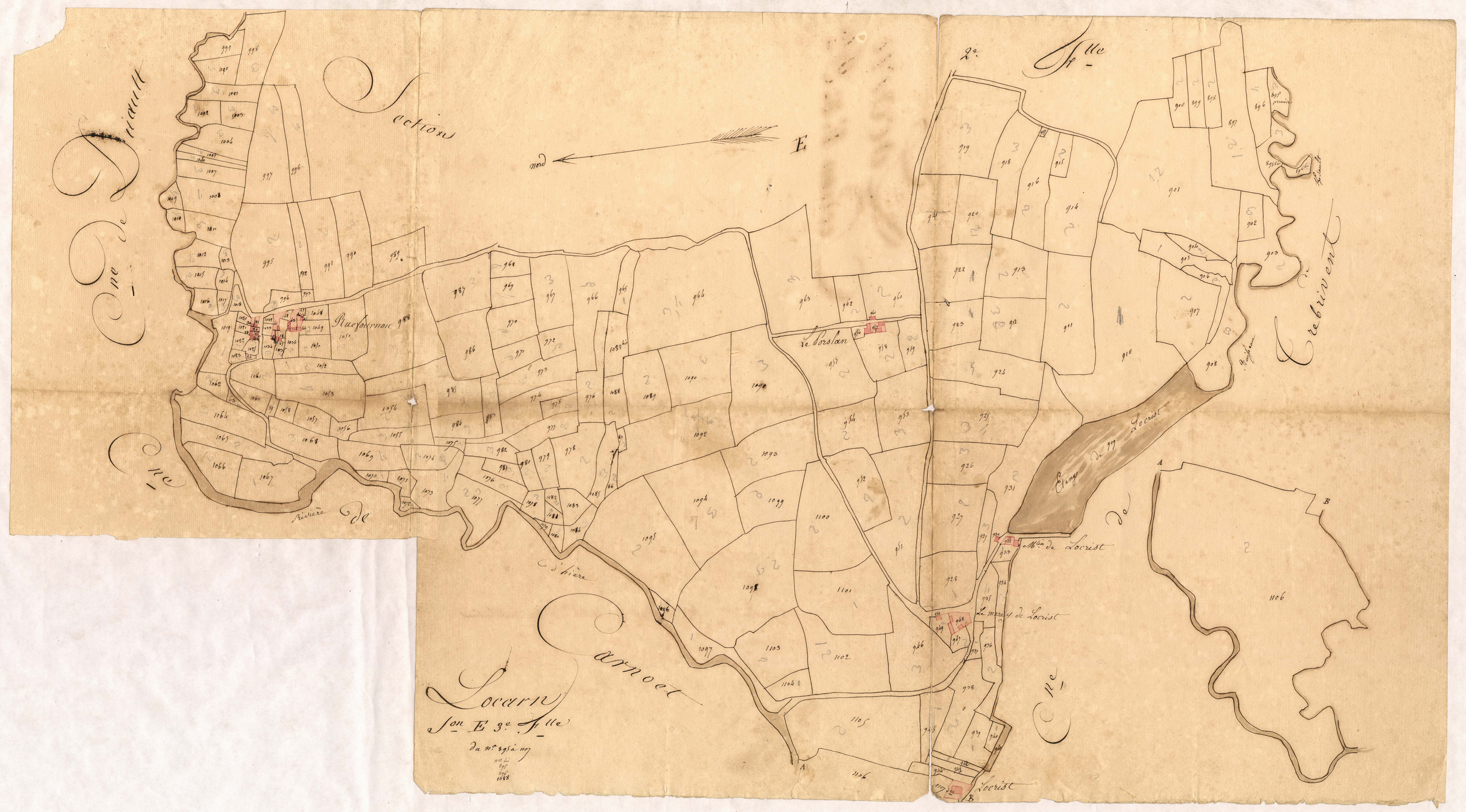 Locarn - Section E, 3e feuille