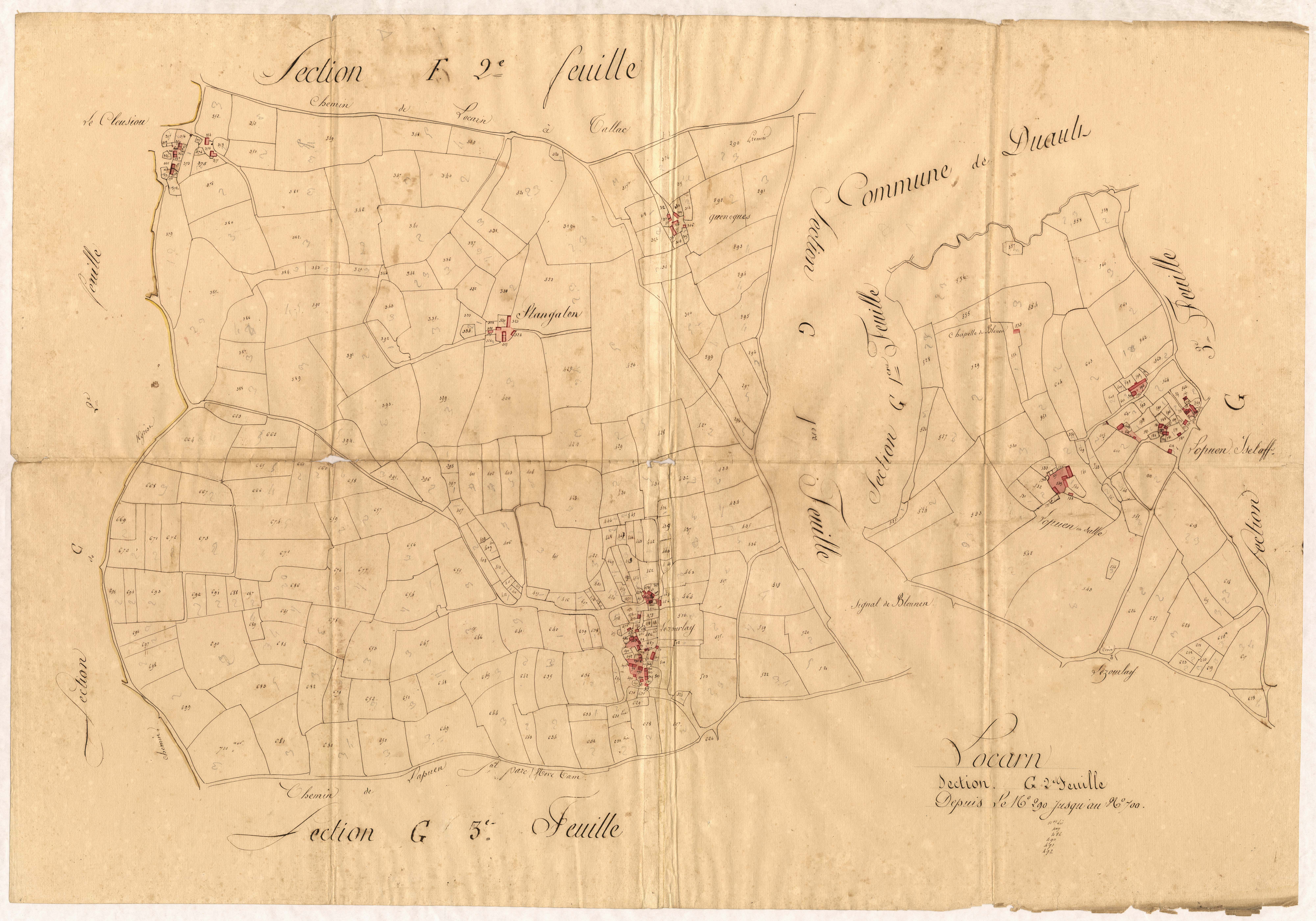 Locarn - Section G, 2e feuille