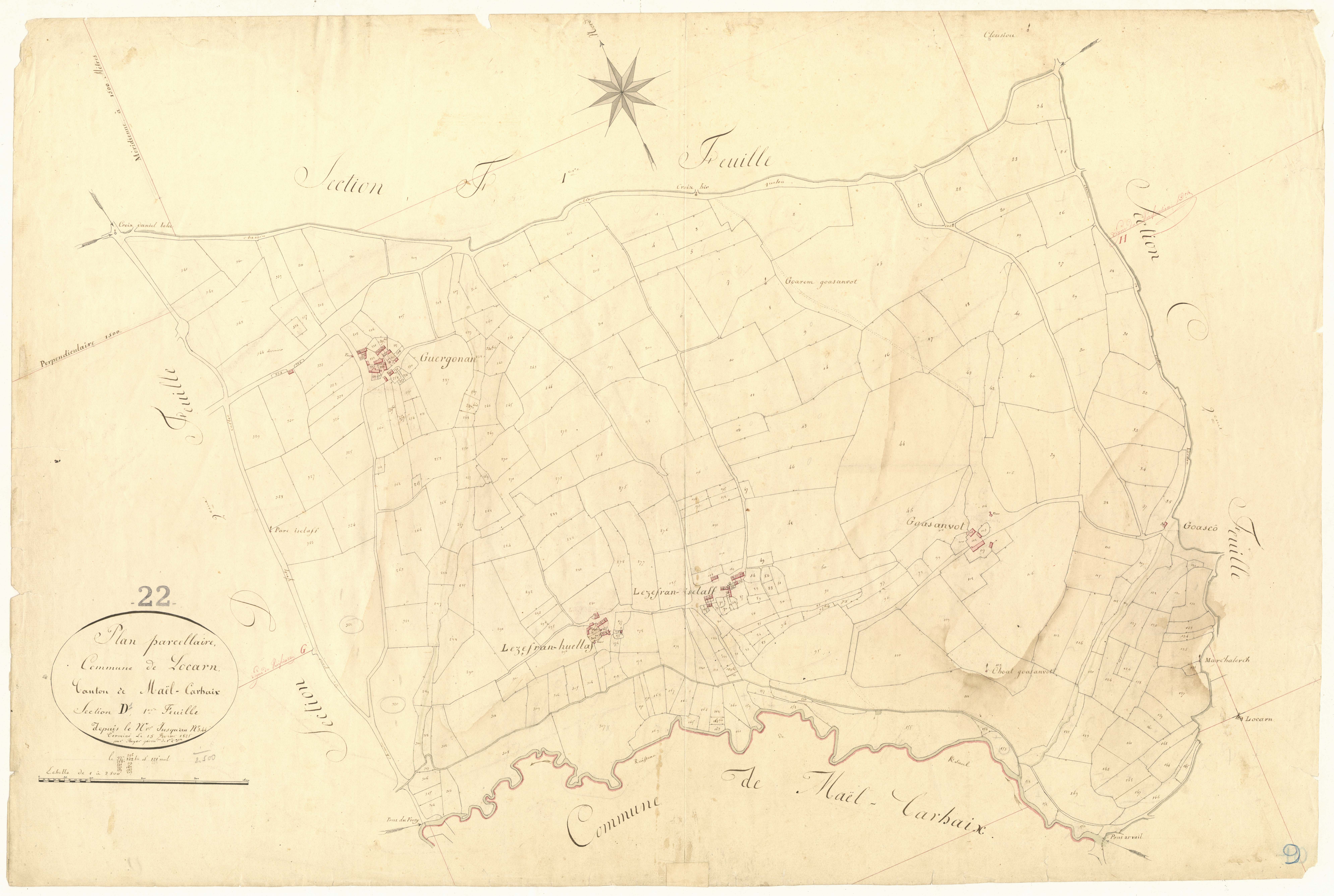 Locarn - Section D, 1re feuille