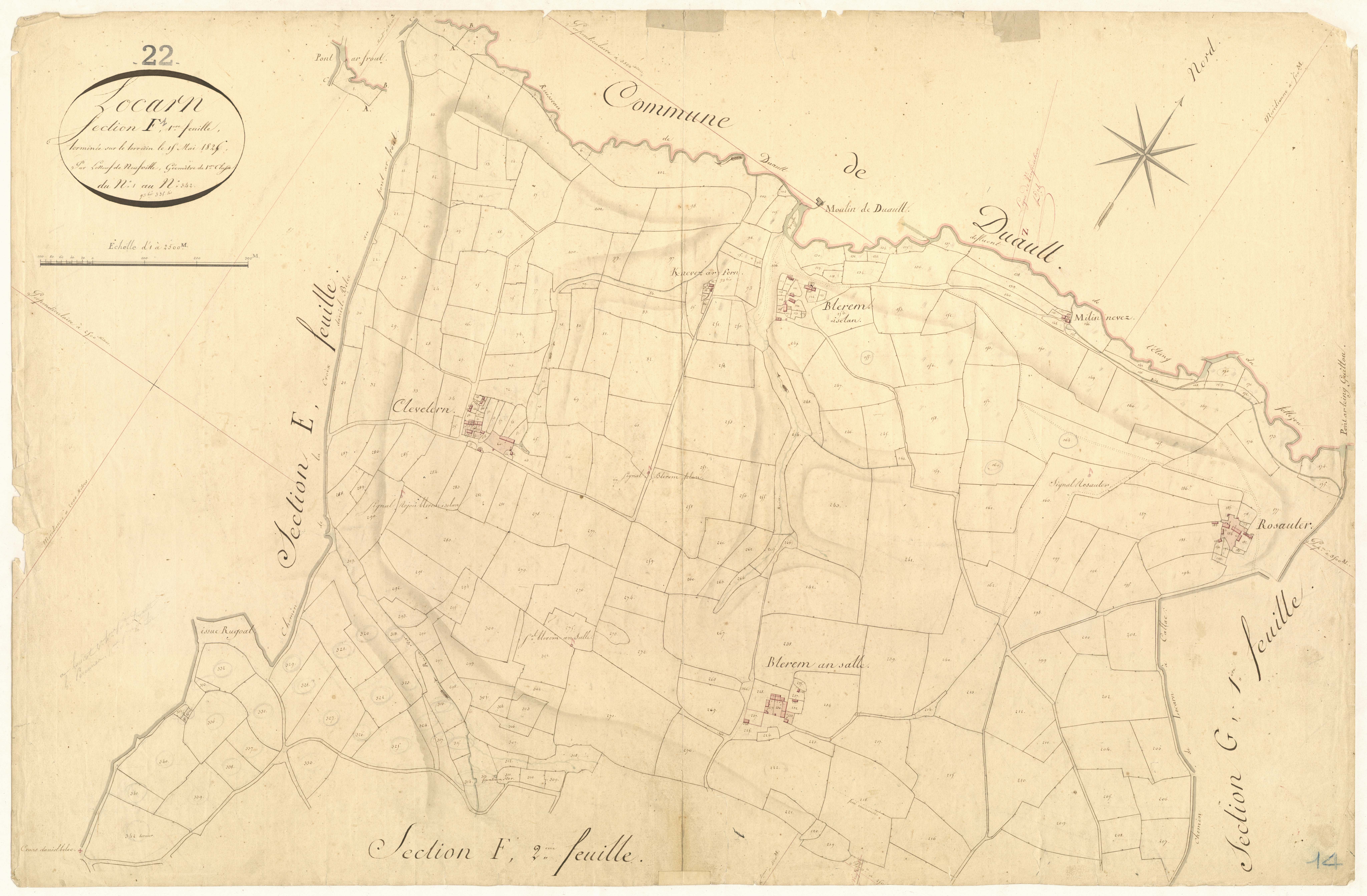 Locarn - Section F, 1re feuille