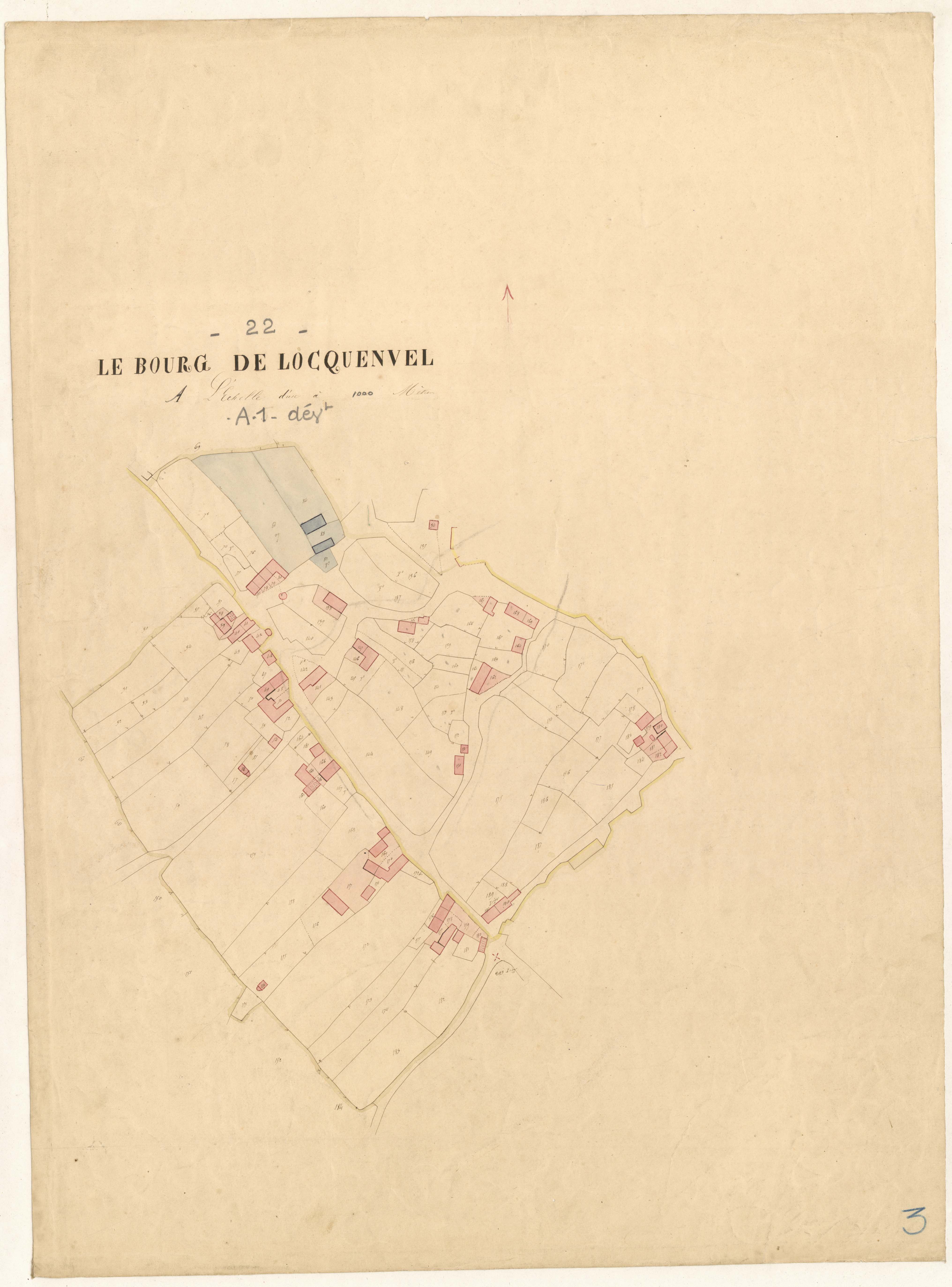 Loc-Envel - Section A, 1re feuille : développement
