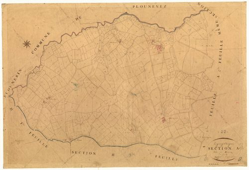 Loguivy-Plougras - Section A, 1re feuille