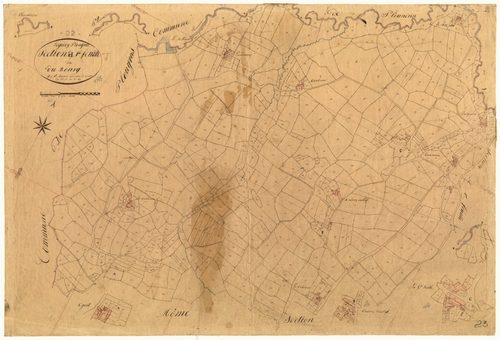 Loguivy-Plougras - Section H, 1re feuille