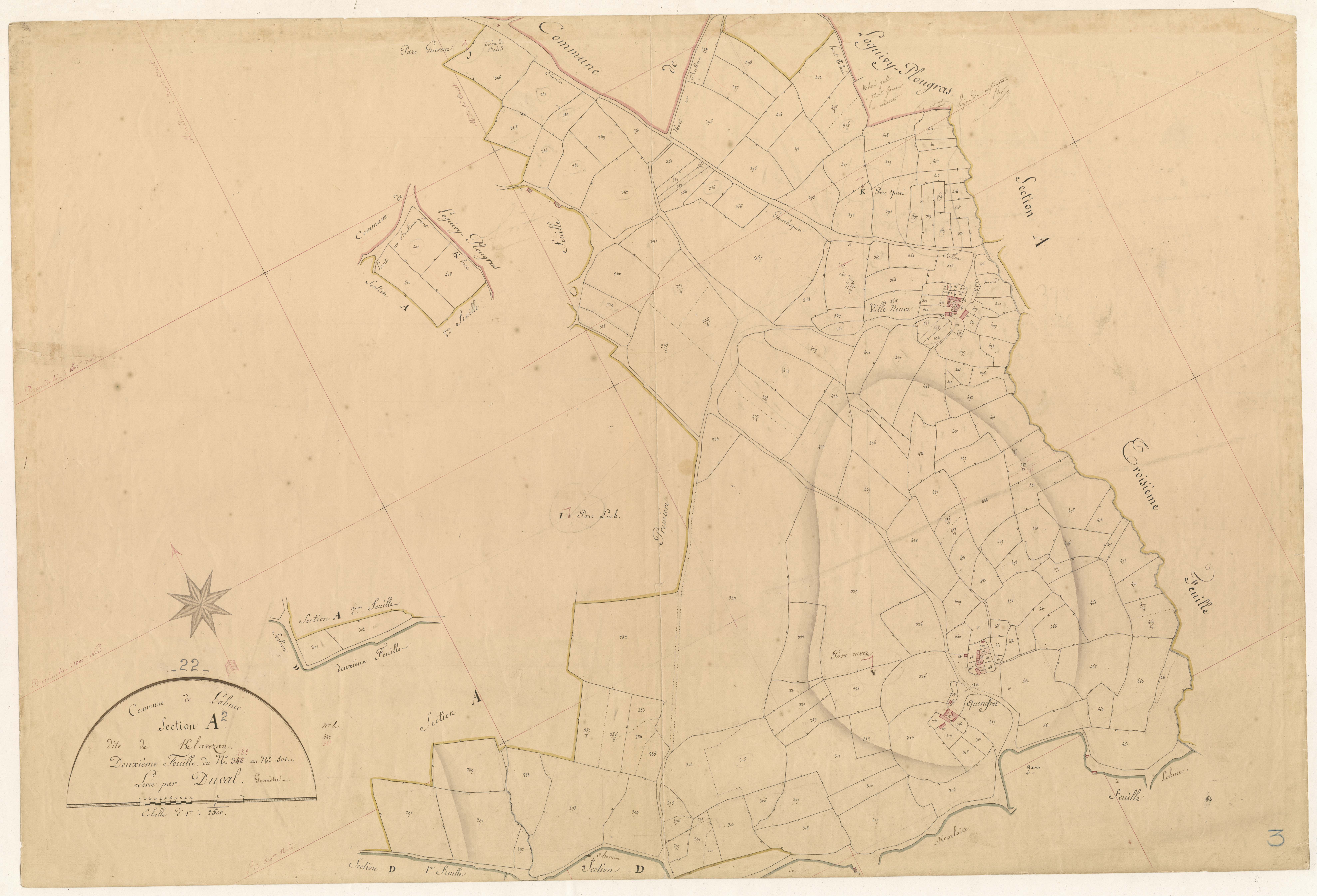 Lohuec - Section A, 2e feuille