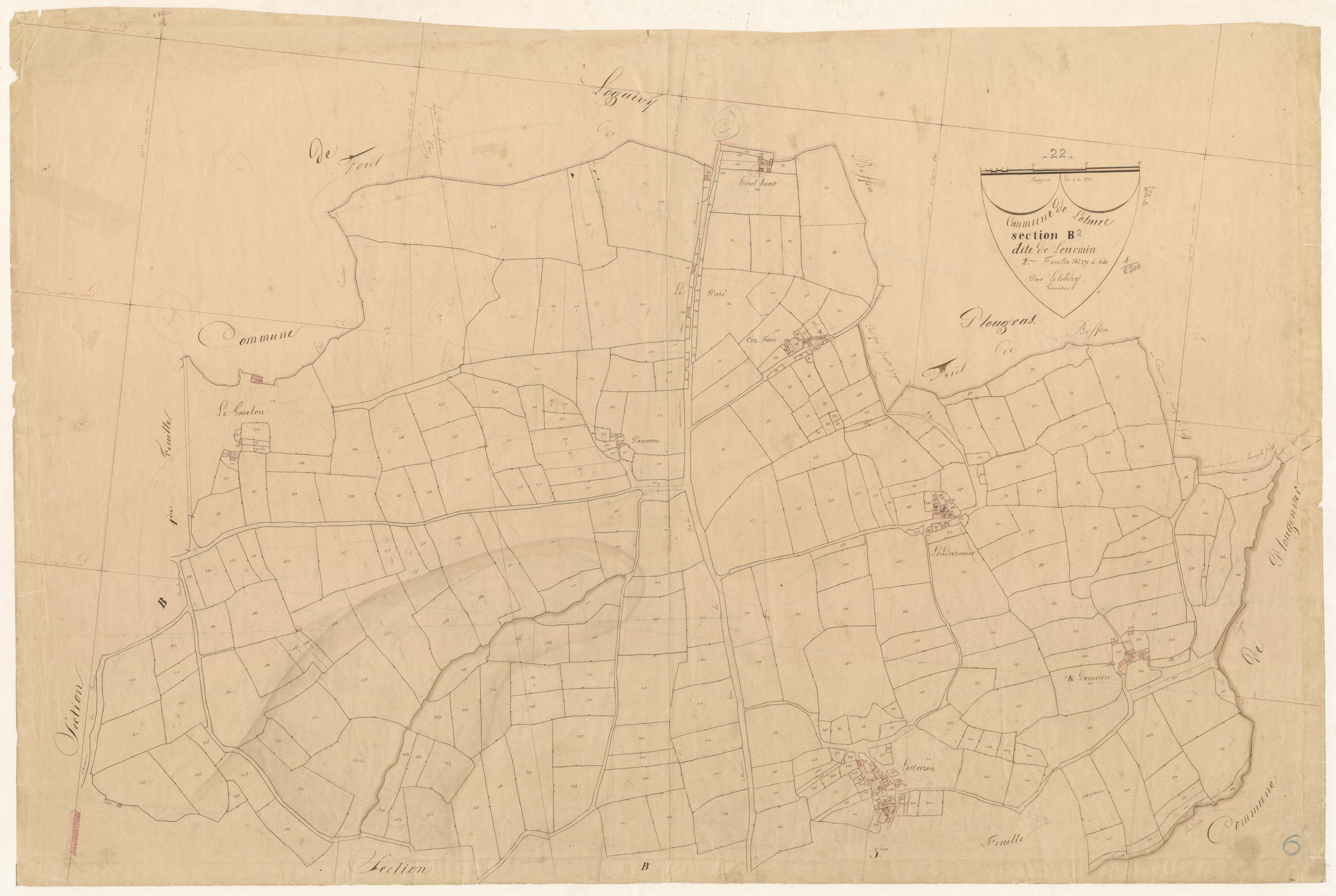 Lohuec - Section B, 2e feuille