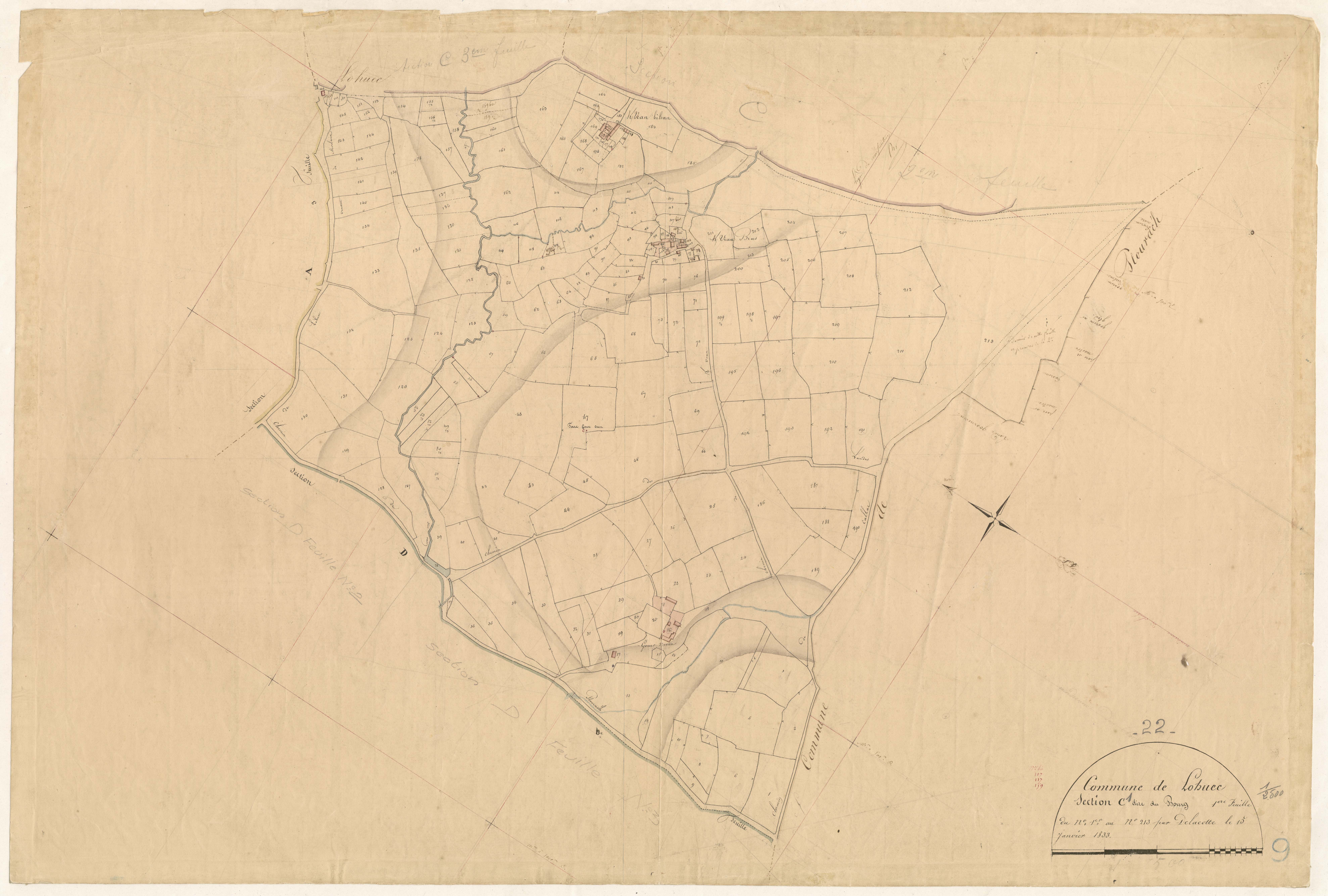 Lohuec - Section C, 1re feuille