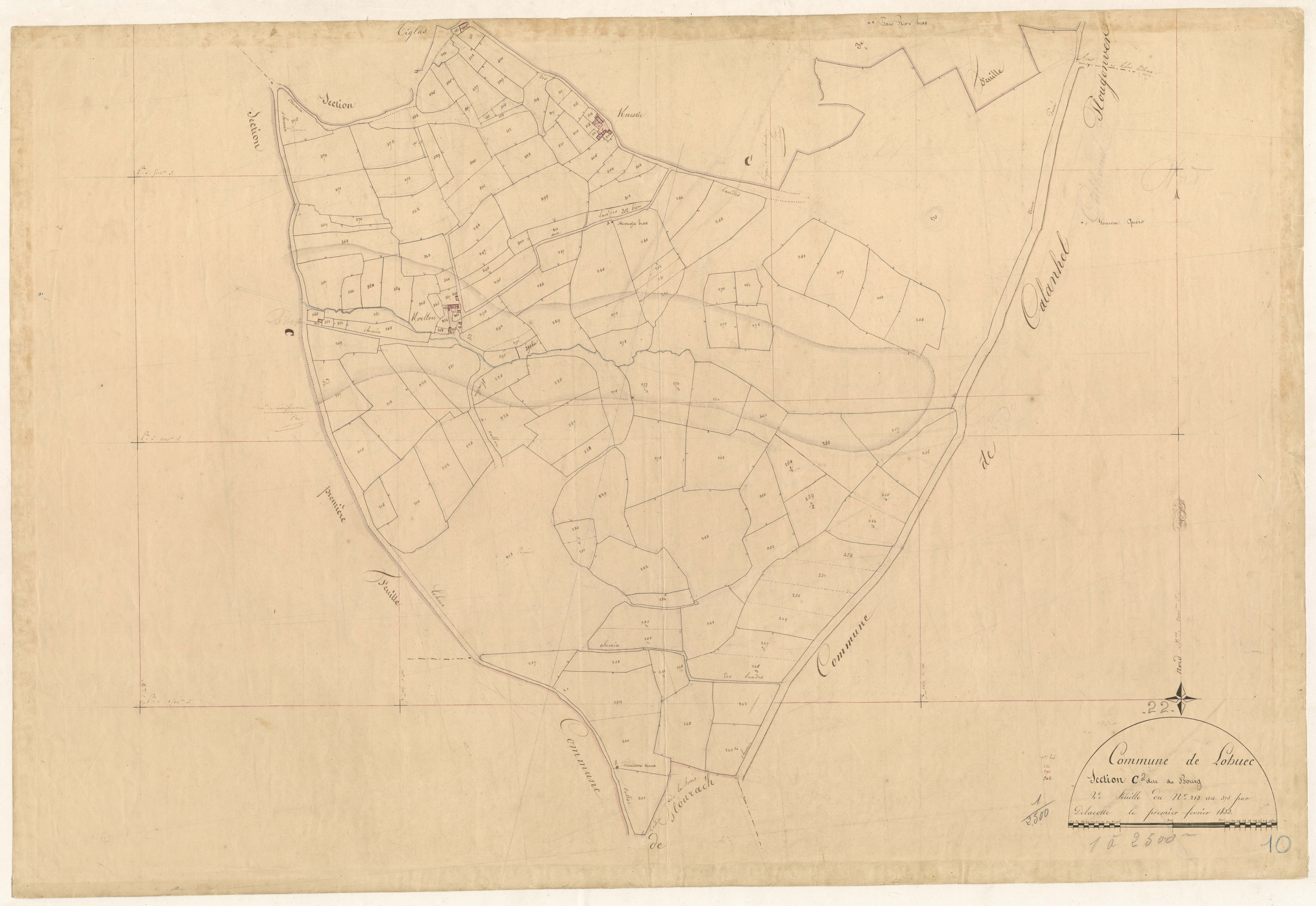 Lohuec - Section C, 2e feuille