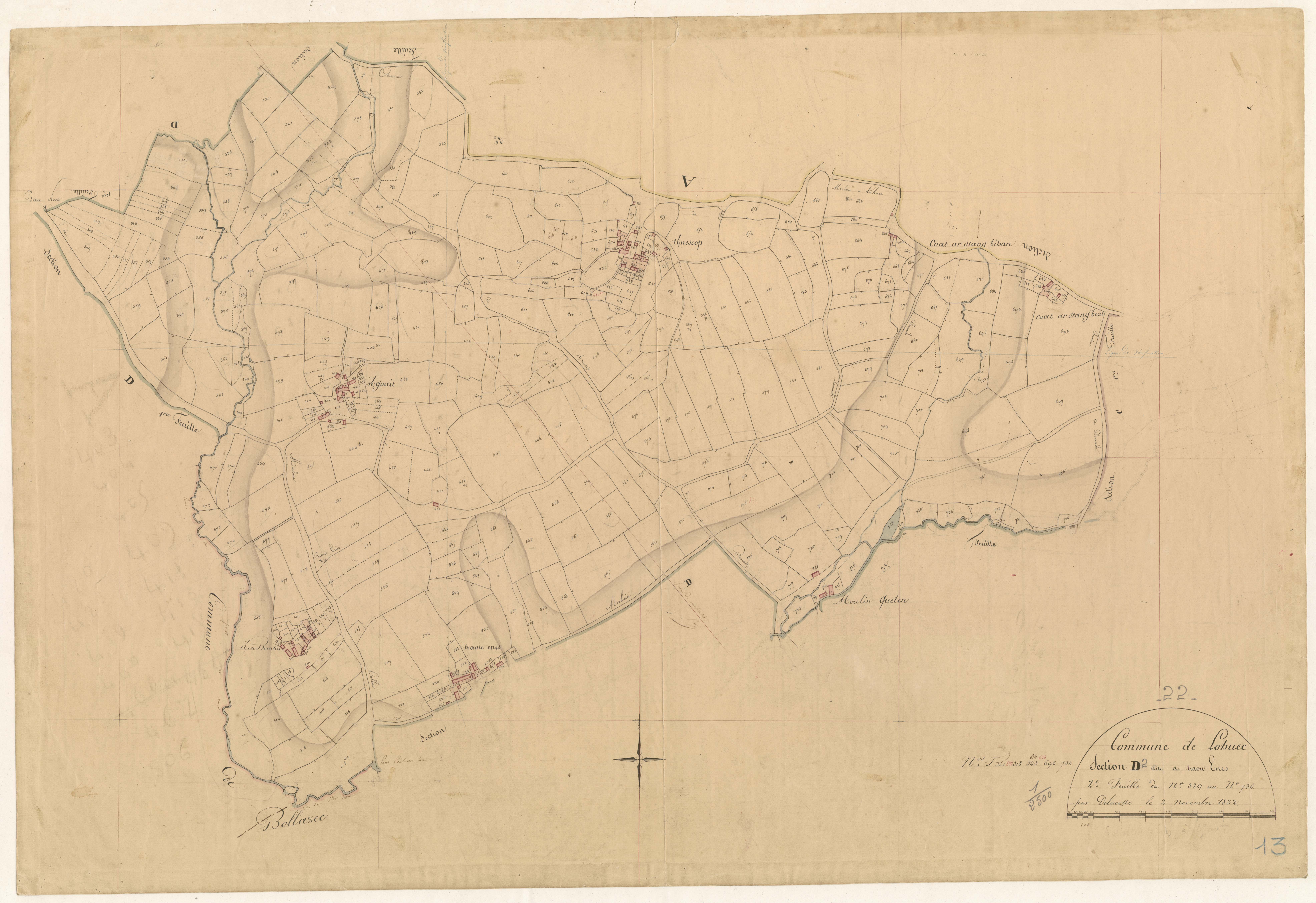 Lohuec - Section D, 2e feuille