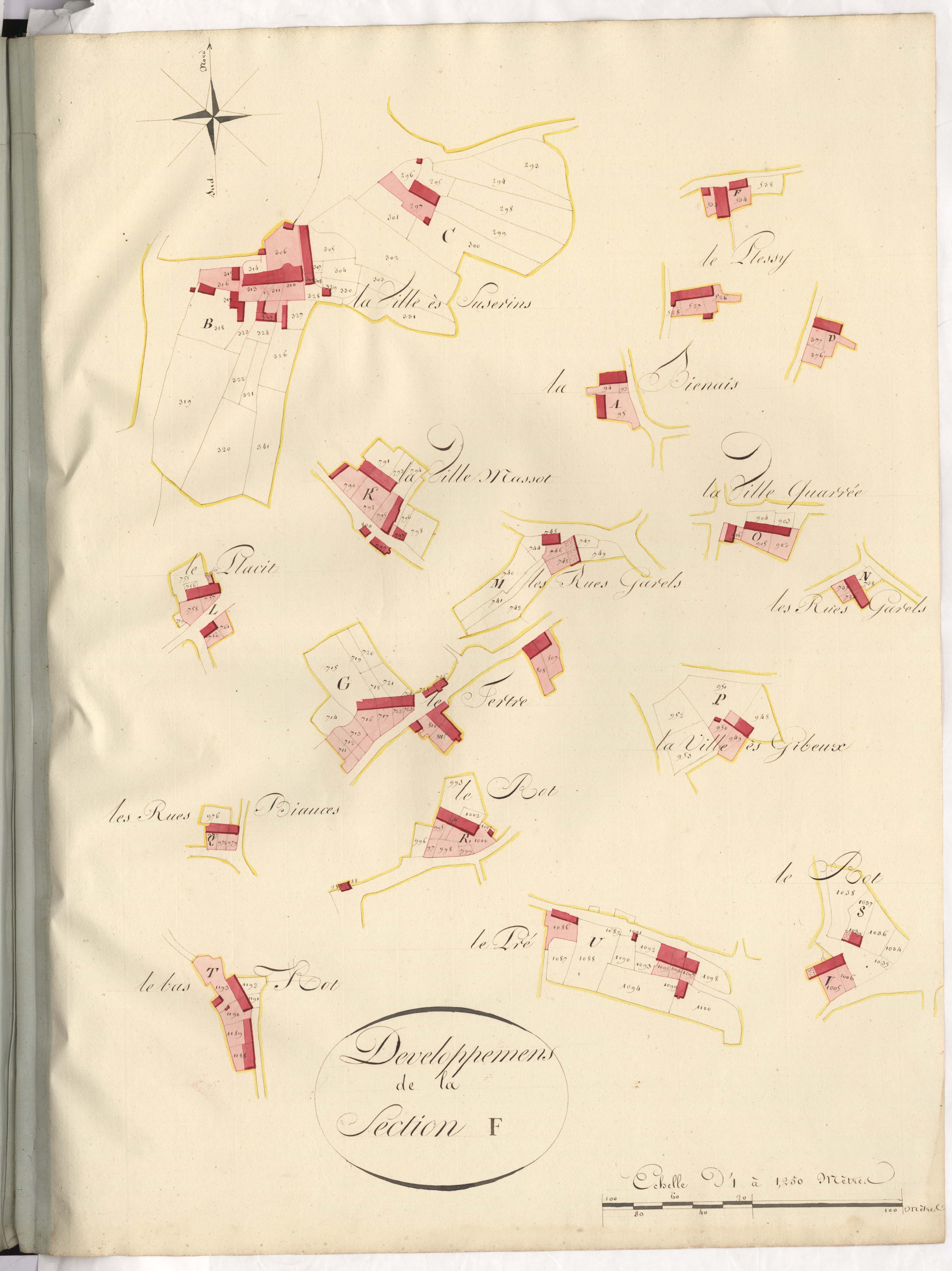 Loscouët-sur-Meu - Section F : développement