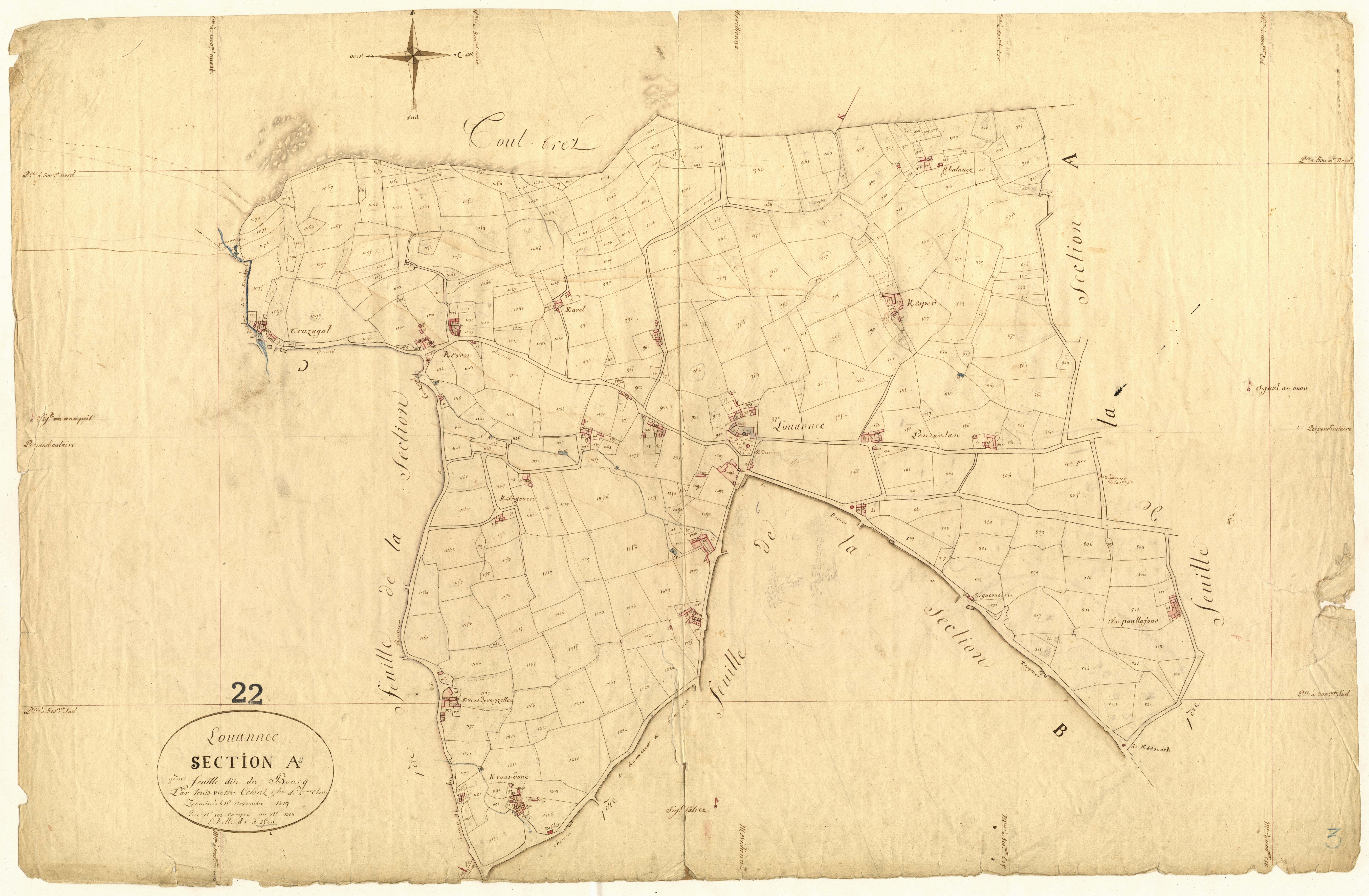 Louannec - Section A, 2e feuille