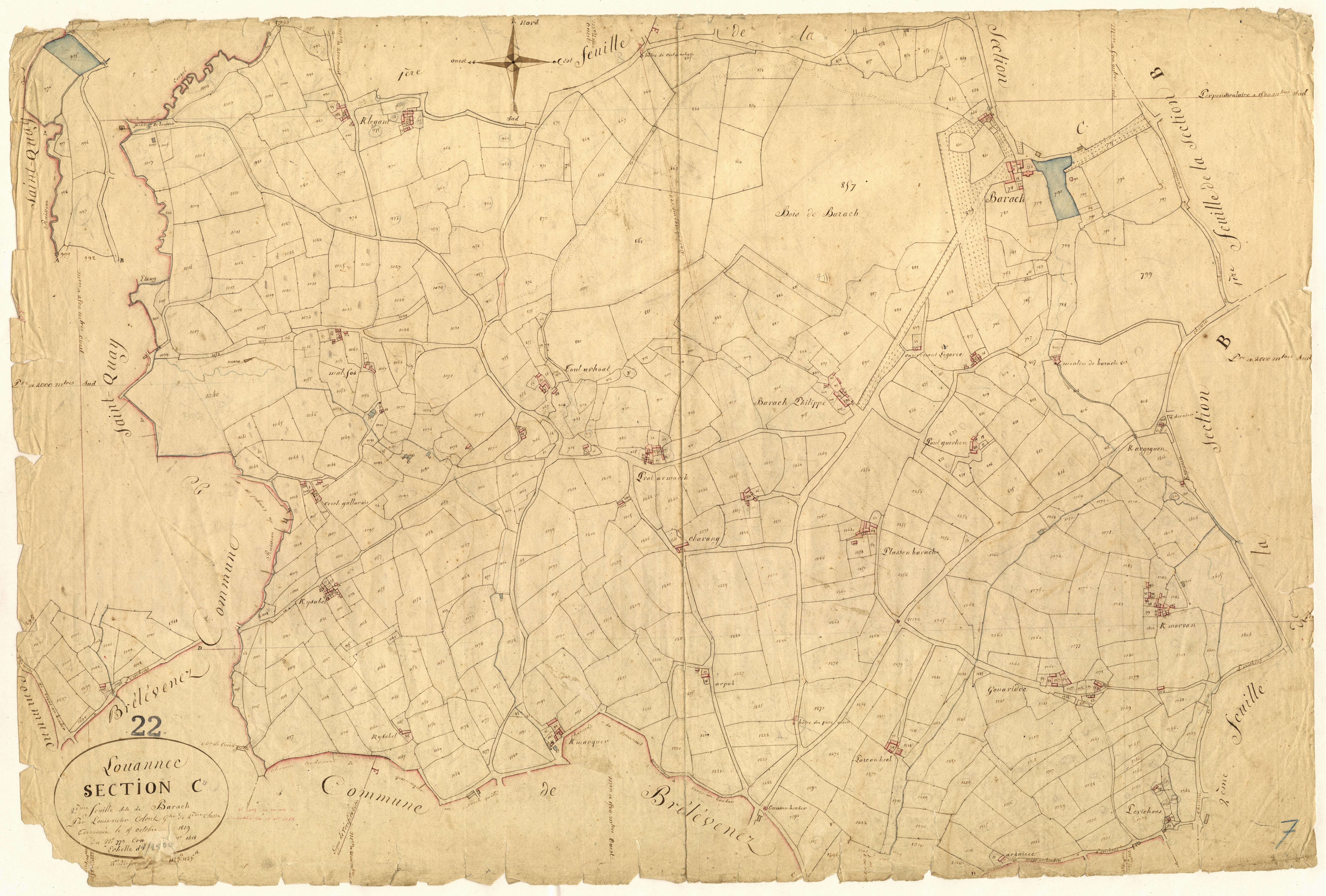 Louannec - Section C, 2e feuille