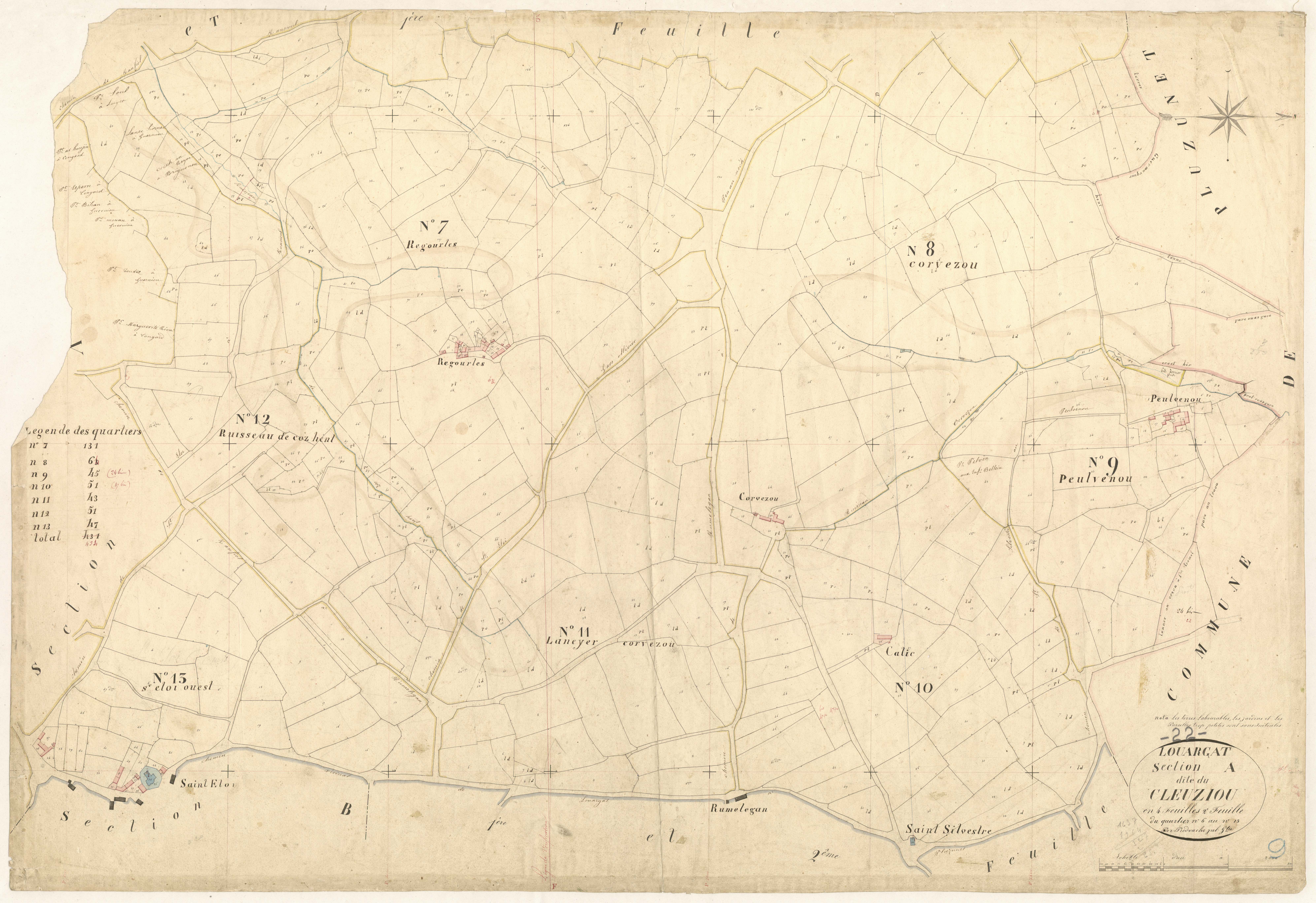 Louargat - Section A, 2e feuille