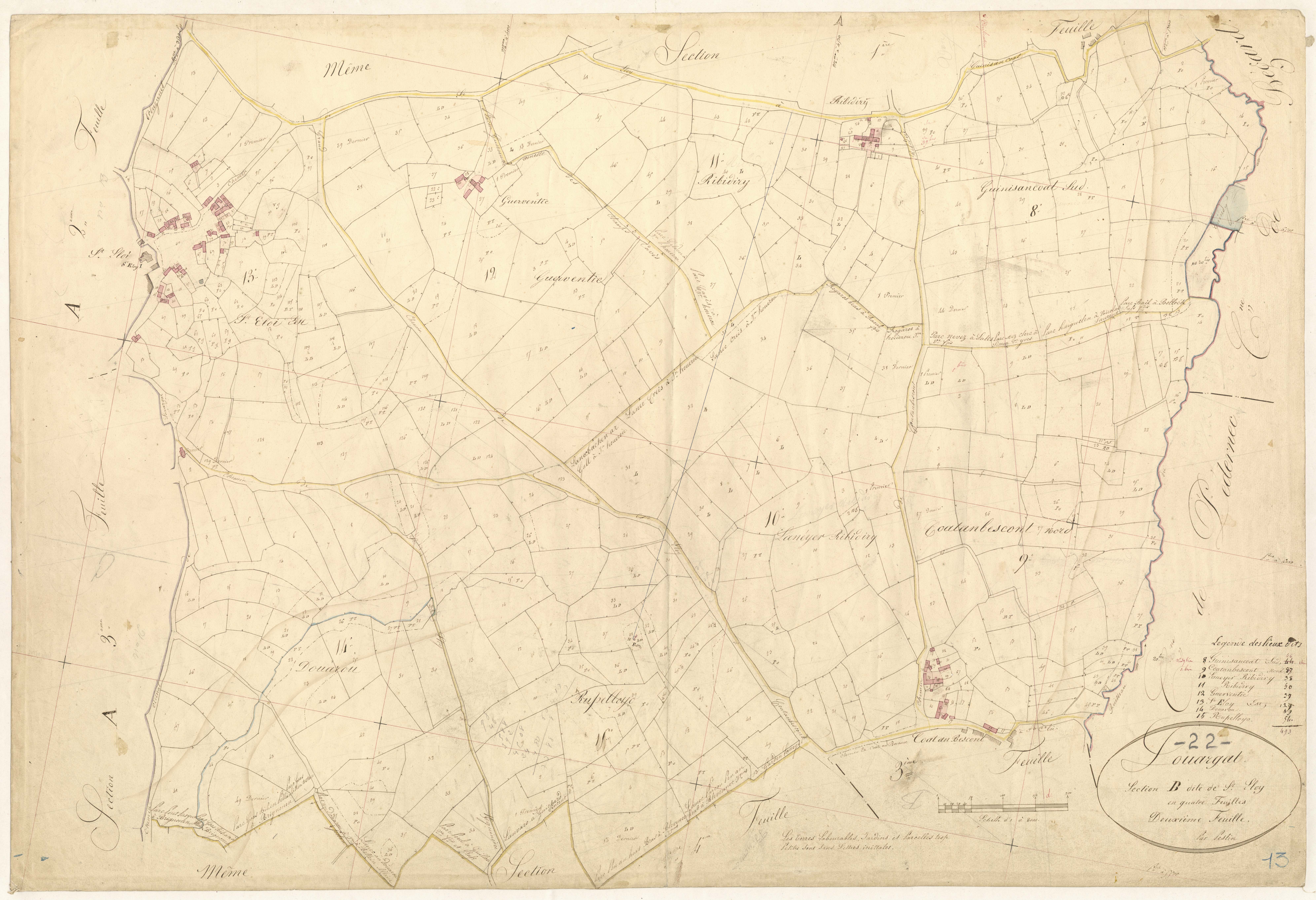 Louargat - Section B, 2e feuille