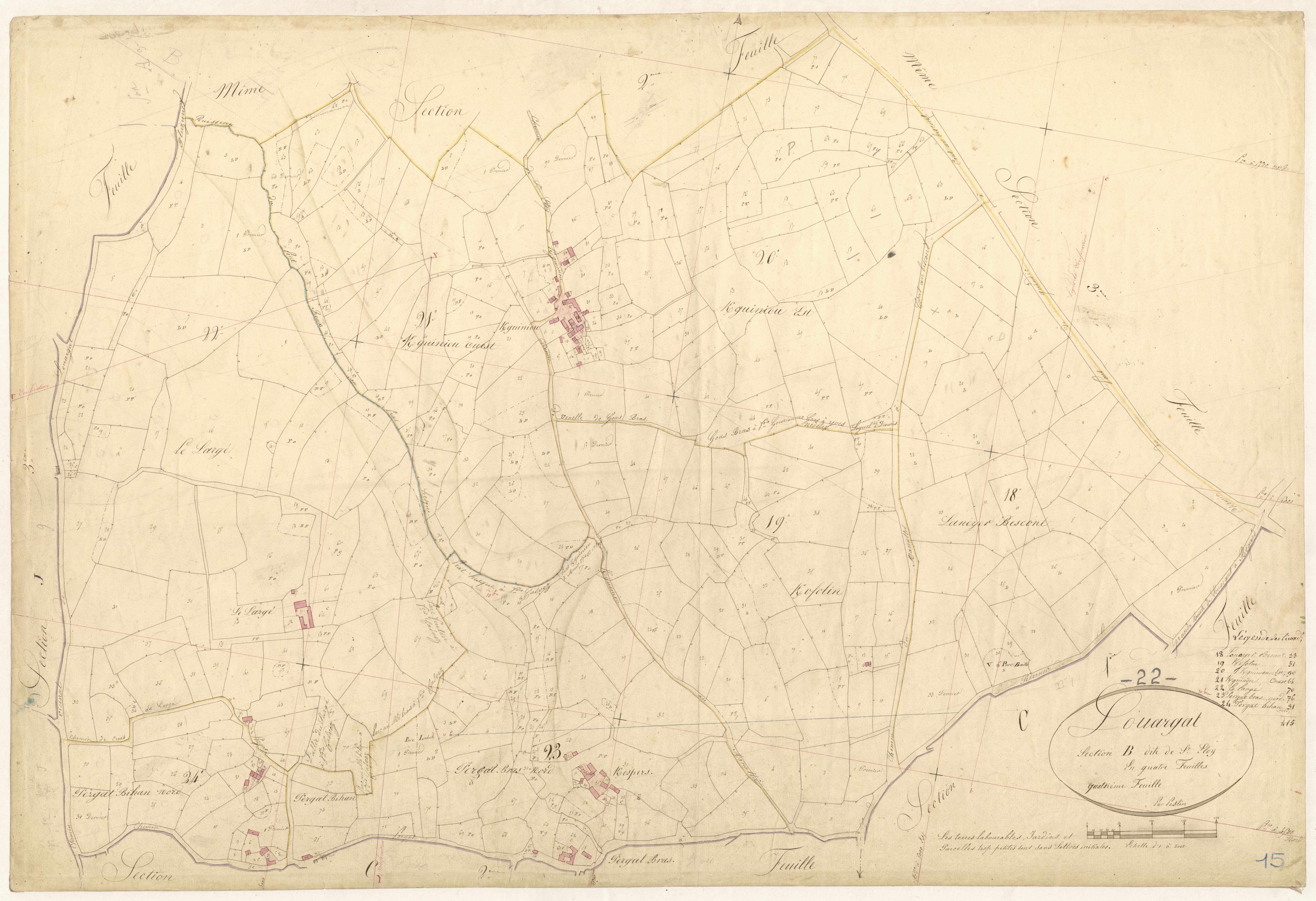 Louargat - Section B, 4e feuille