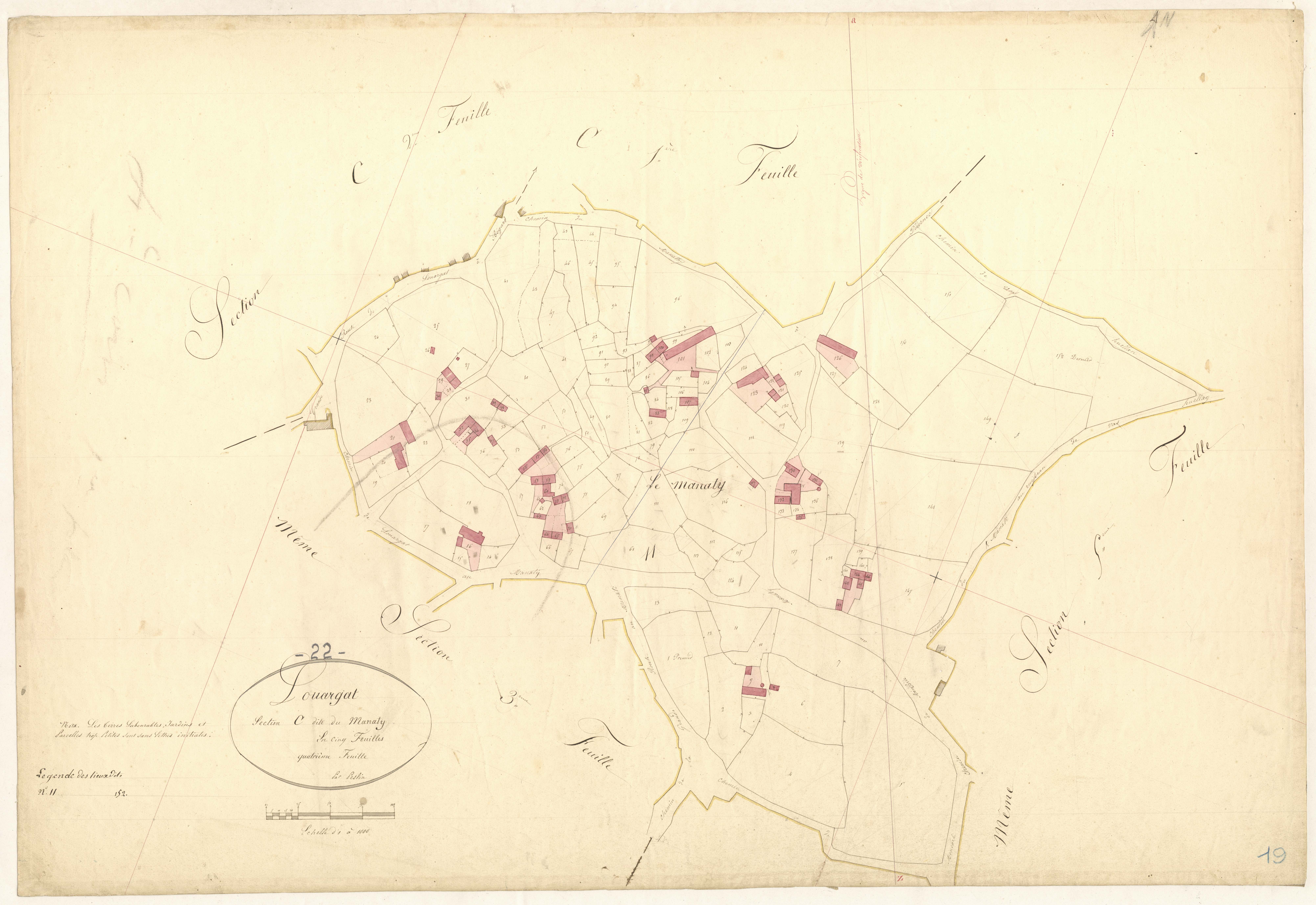 Louargat - Section C, 4e feuille